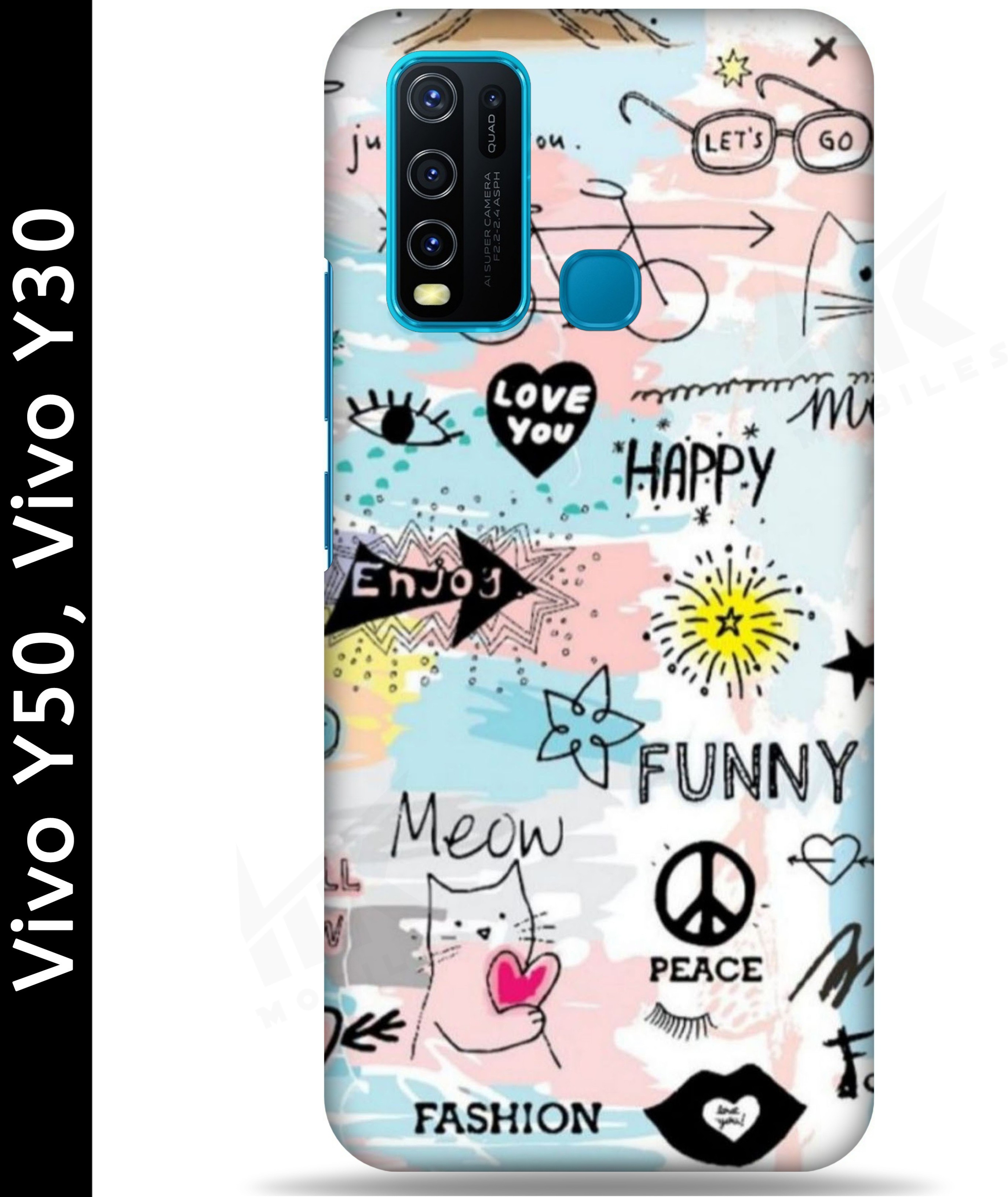 Vivo Y50 , Vivo Y30 Back Cover