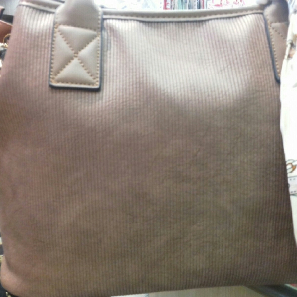 Dark brown colour handbag Ellegence brand for women
