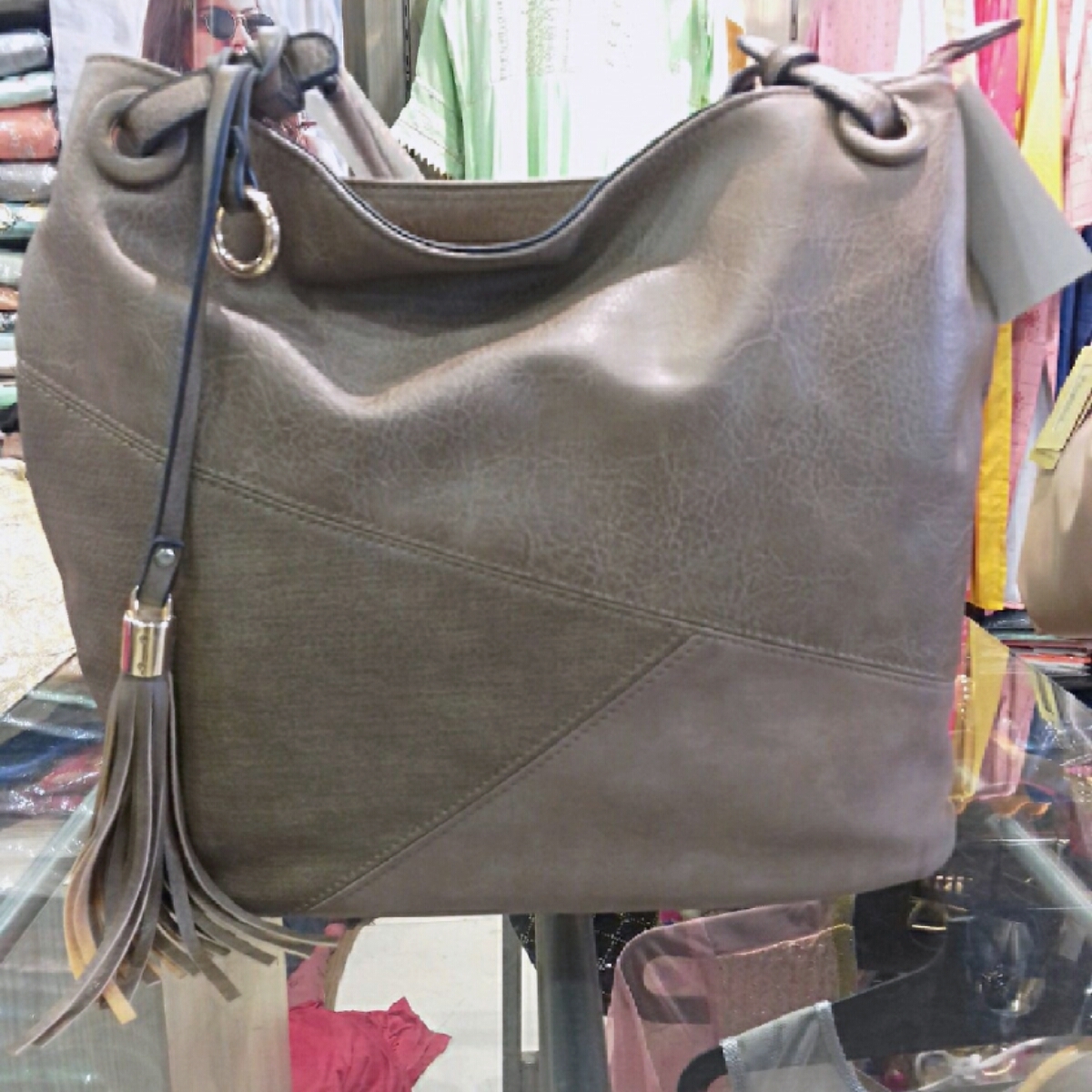 Light brown color Elegance brand Handbag for women