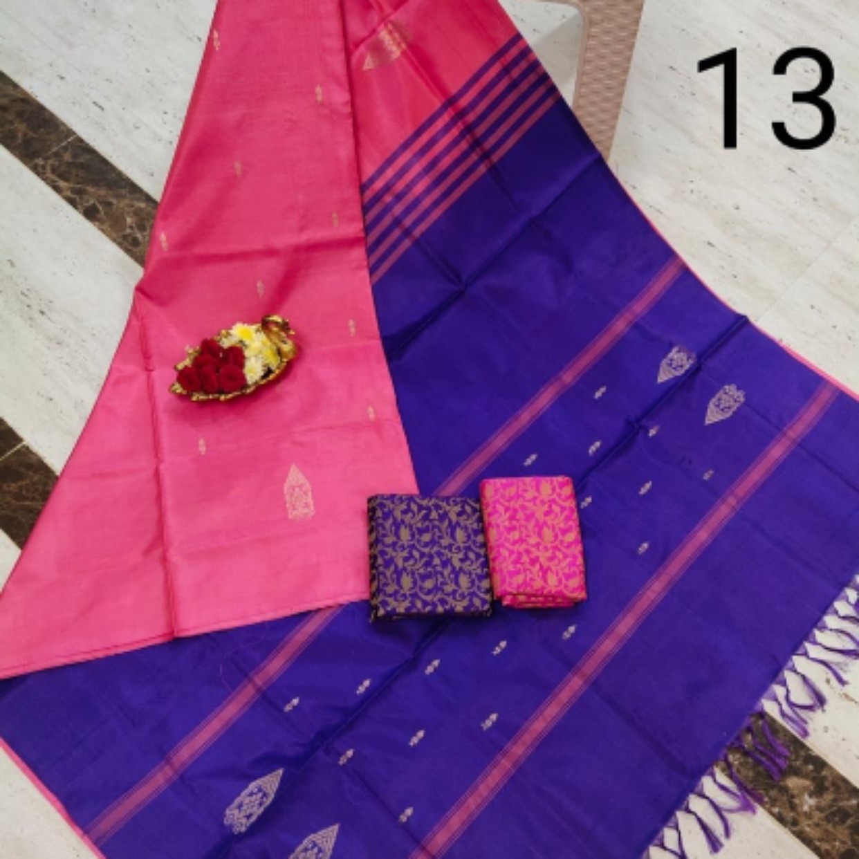 Vaalai Naar Pattu Pink and Violet