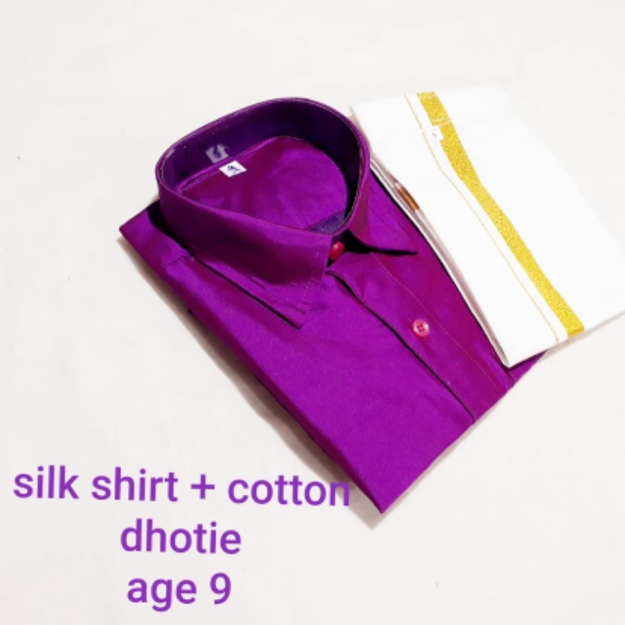 Violet Shade( kids ethnic wear) Age:9