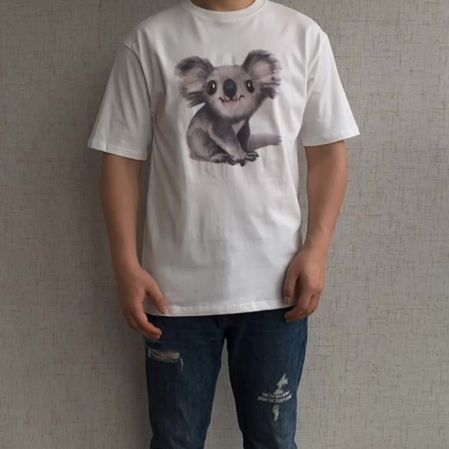  Balenciaga Printed Koala T-shirt