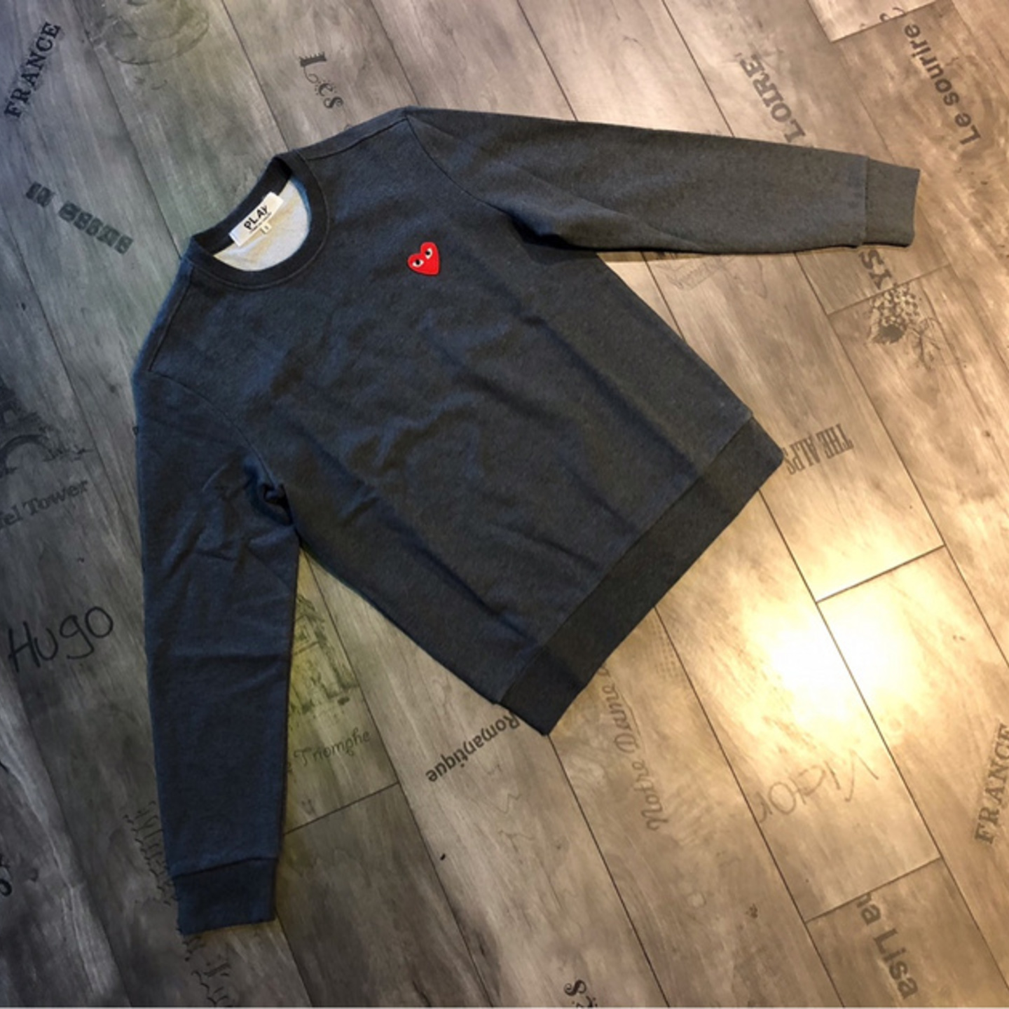 Comme Des Garcons Play Red Heart Sweatshirt