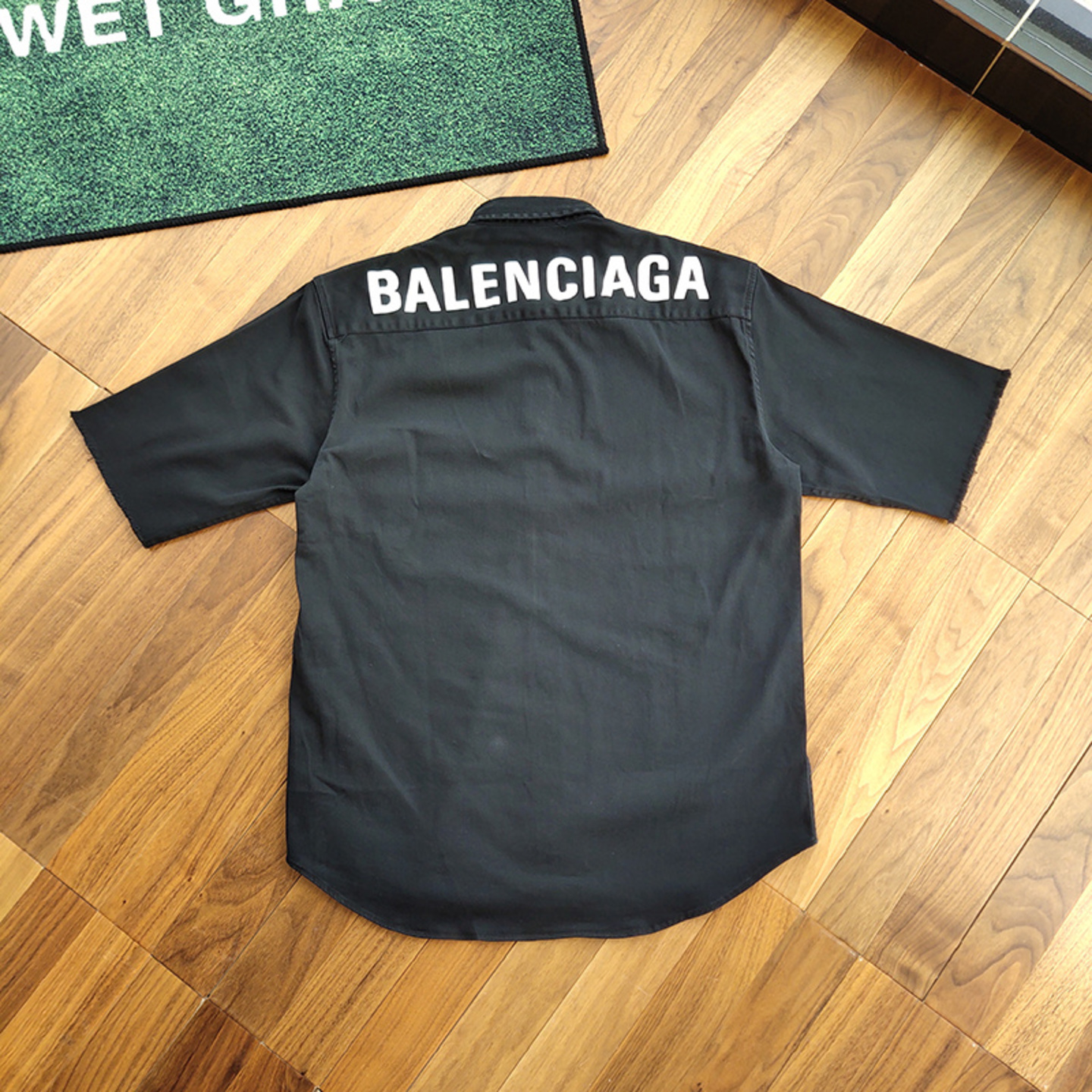Balenciaga Half Sleeve Back Logo Shirt