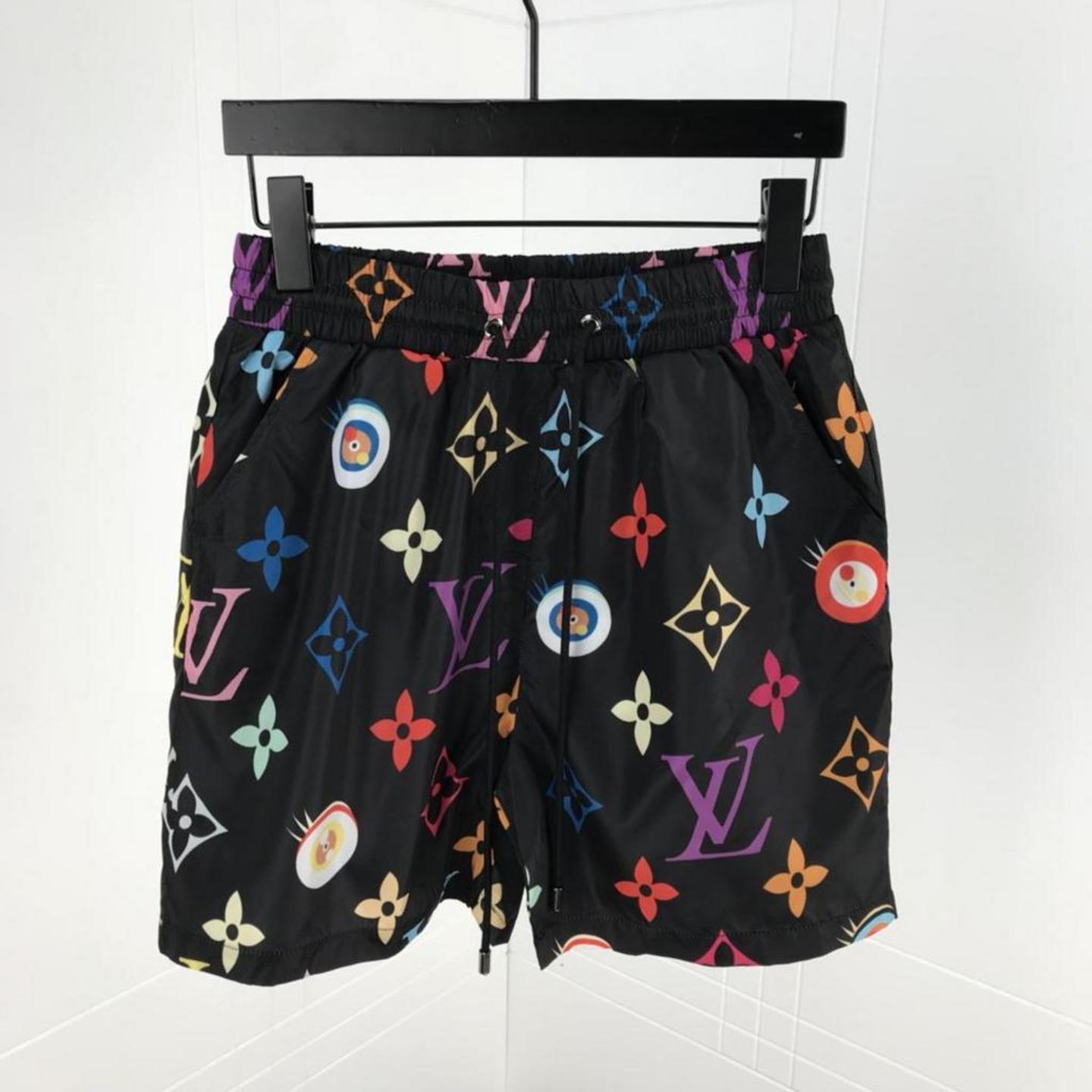 Louis Vuitton Multi-Color Swim Trunks Beach Shorts