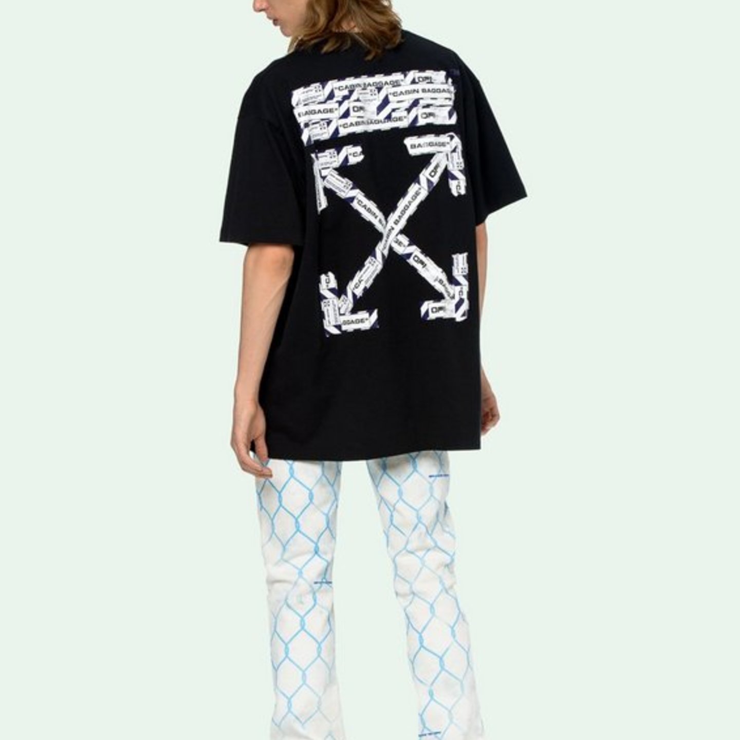 Off White Airport Tape T-shirt
