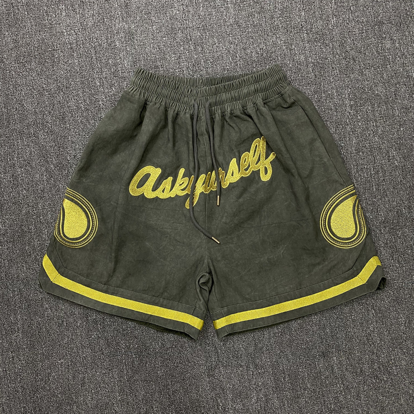  Askyurself Army Project 90S basketball shorts