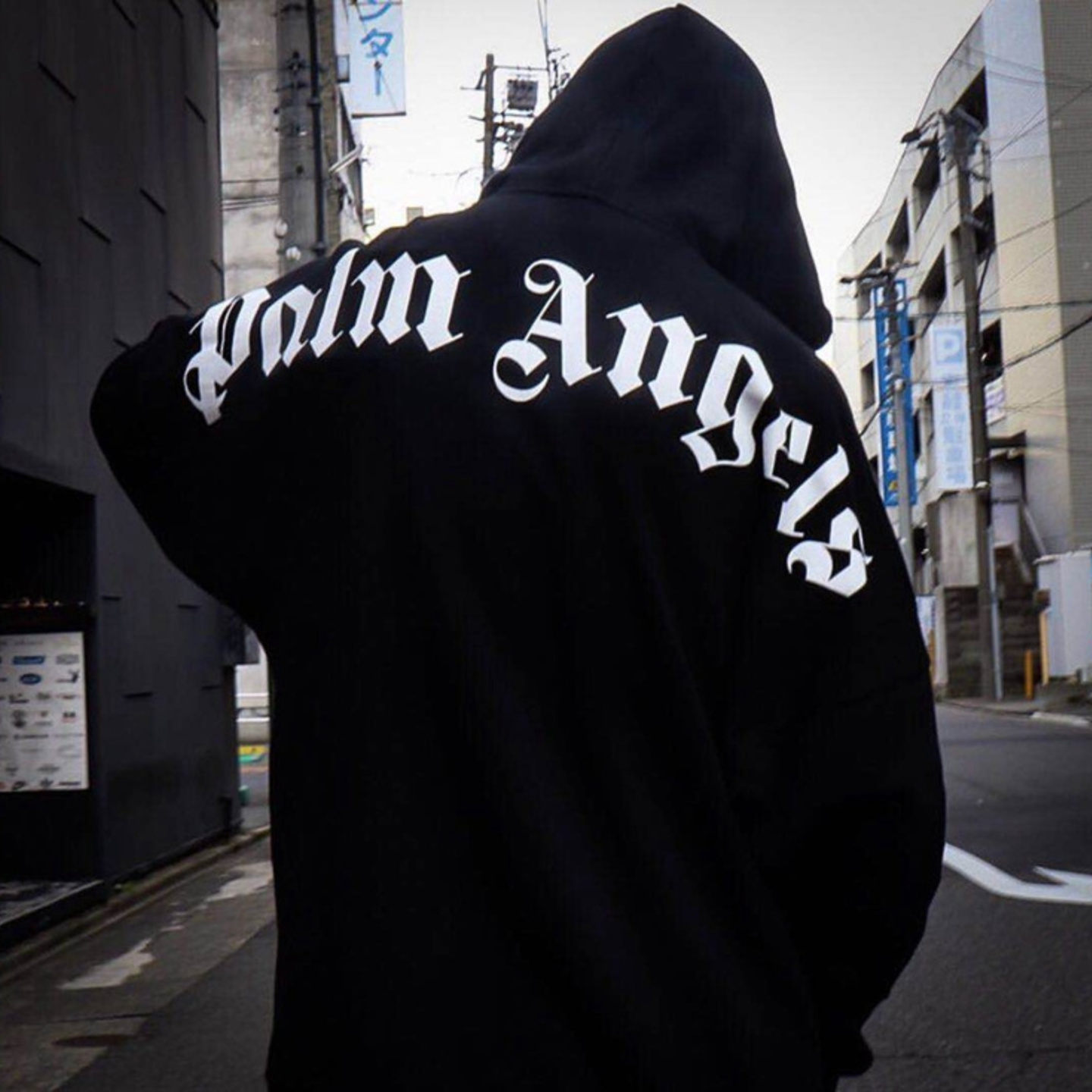Palm Angels Logo Over 19FW Hoodie