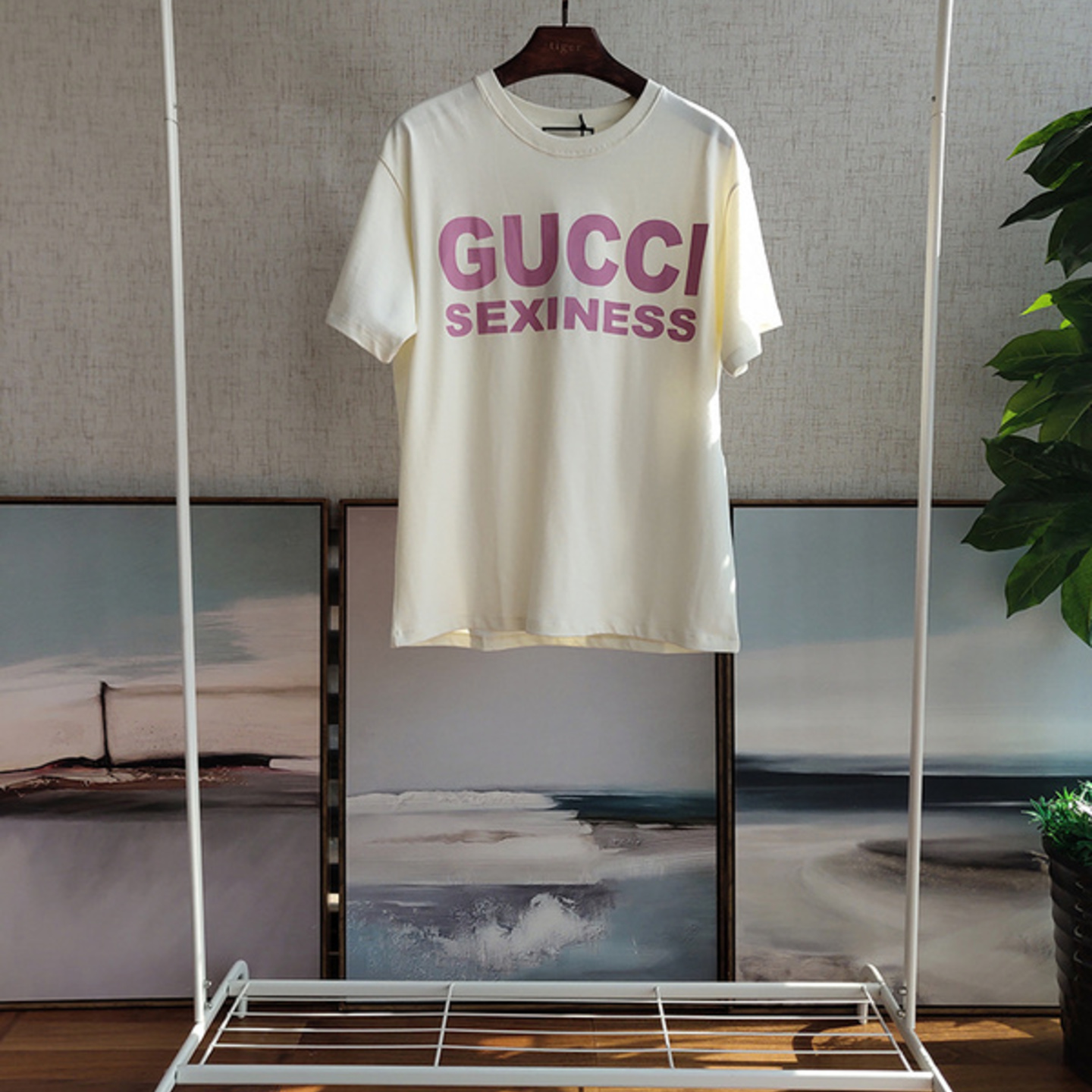 Gucci Sexiness print oversize T shirt