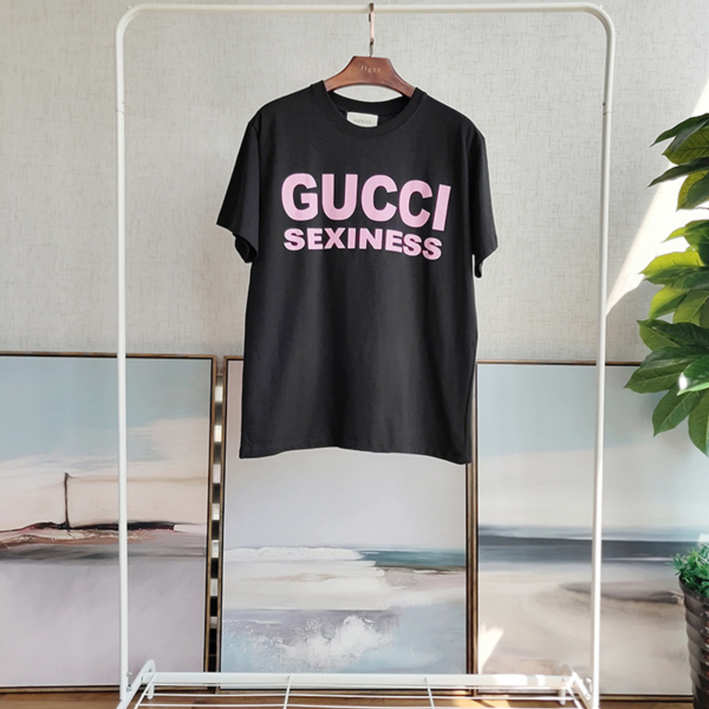 Gucci Sexiness print oversize T shirt