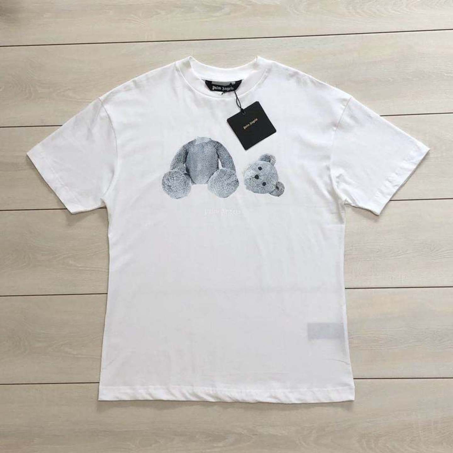 Palm Angels Headless Teddy Bear Print Black T-Shirt