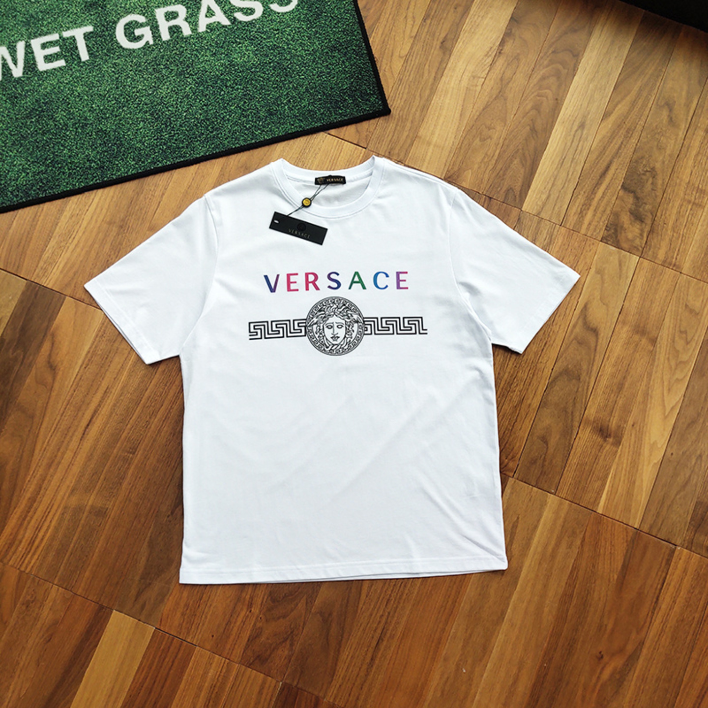 Versace Sustainable Logo Slim Fit T-Shir