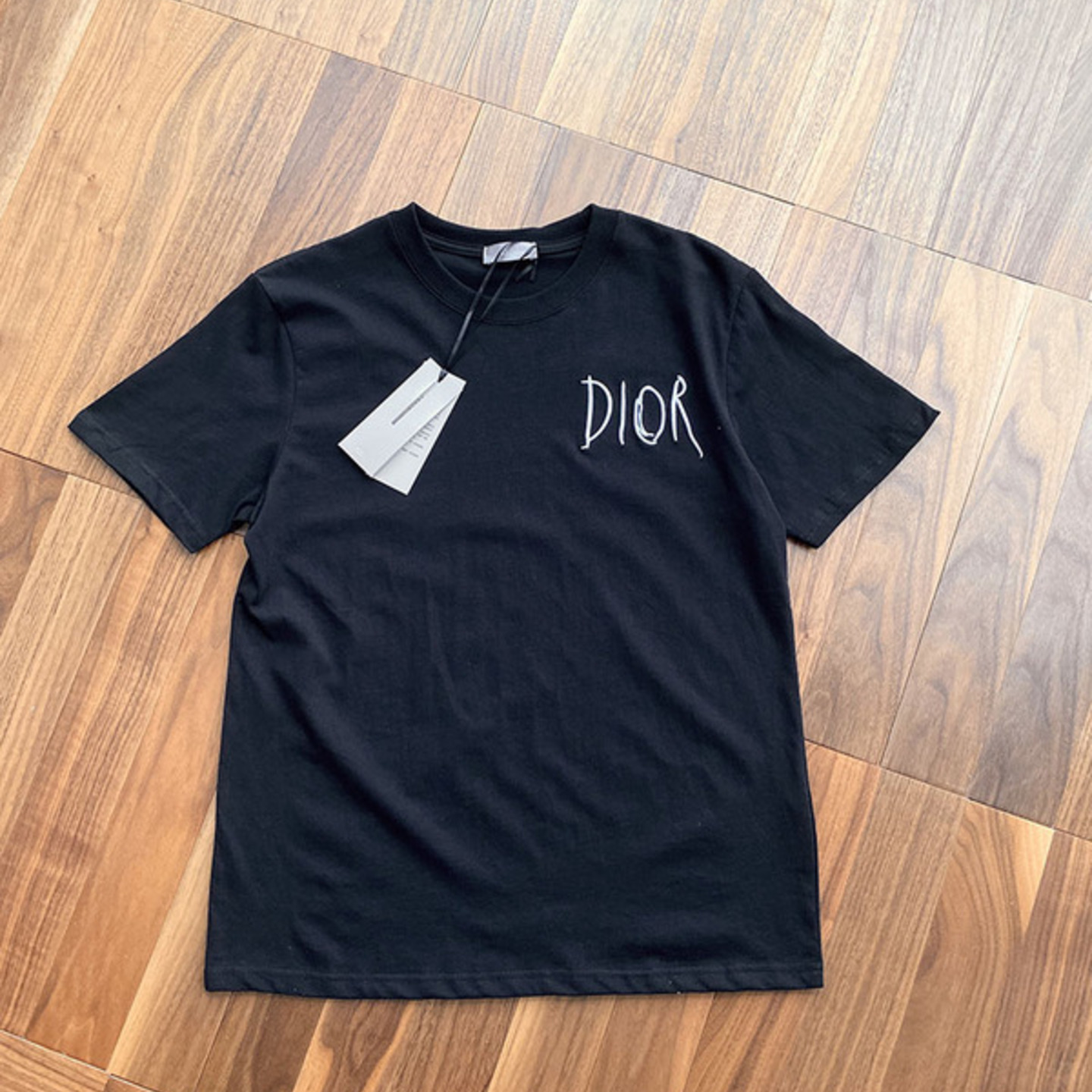 Christian Dior Paris Logo Print T Shirt