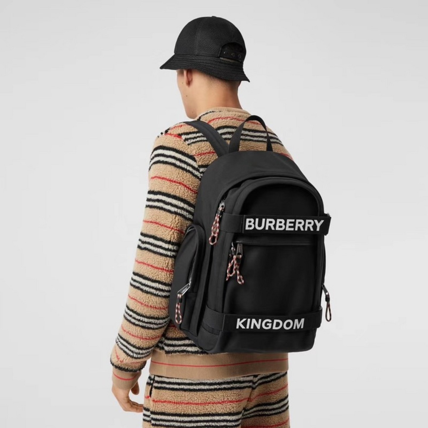 Burberry  Large Logo and Kingdom Detail Nevis Backpack