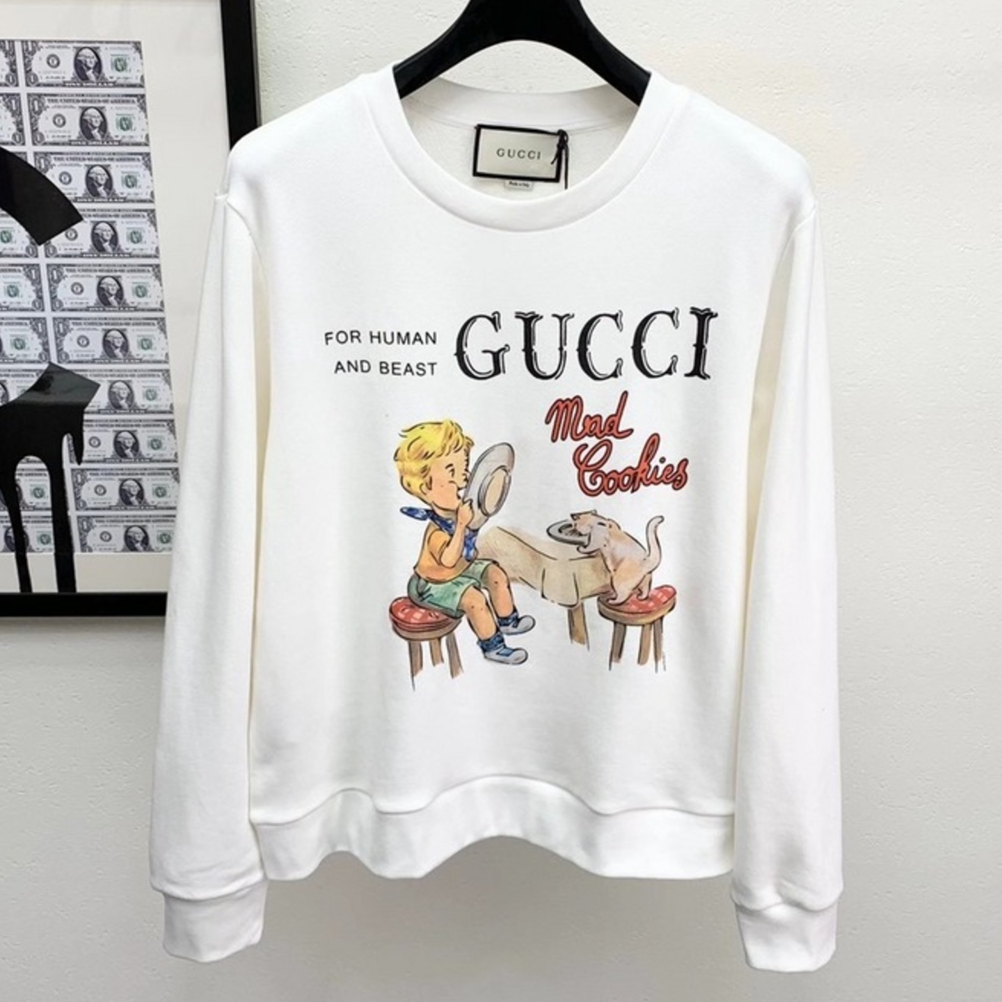 Gucci Mad Cookies print sweatshirt