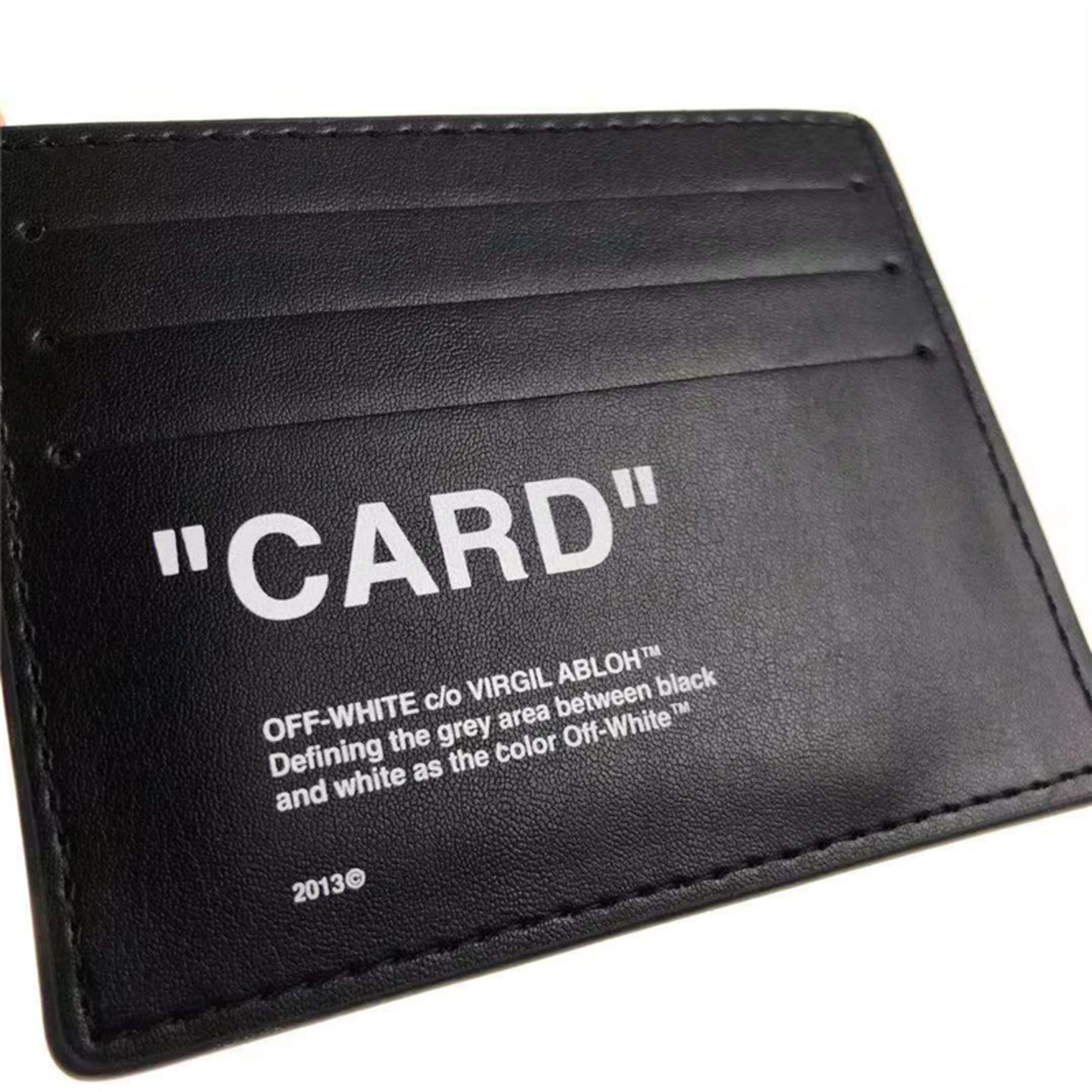 Off-White Quote Cardholder