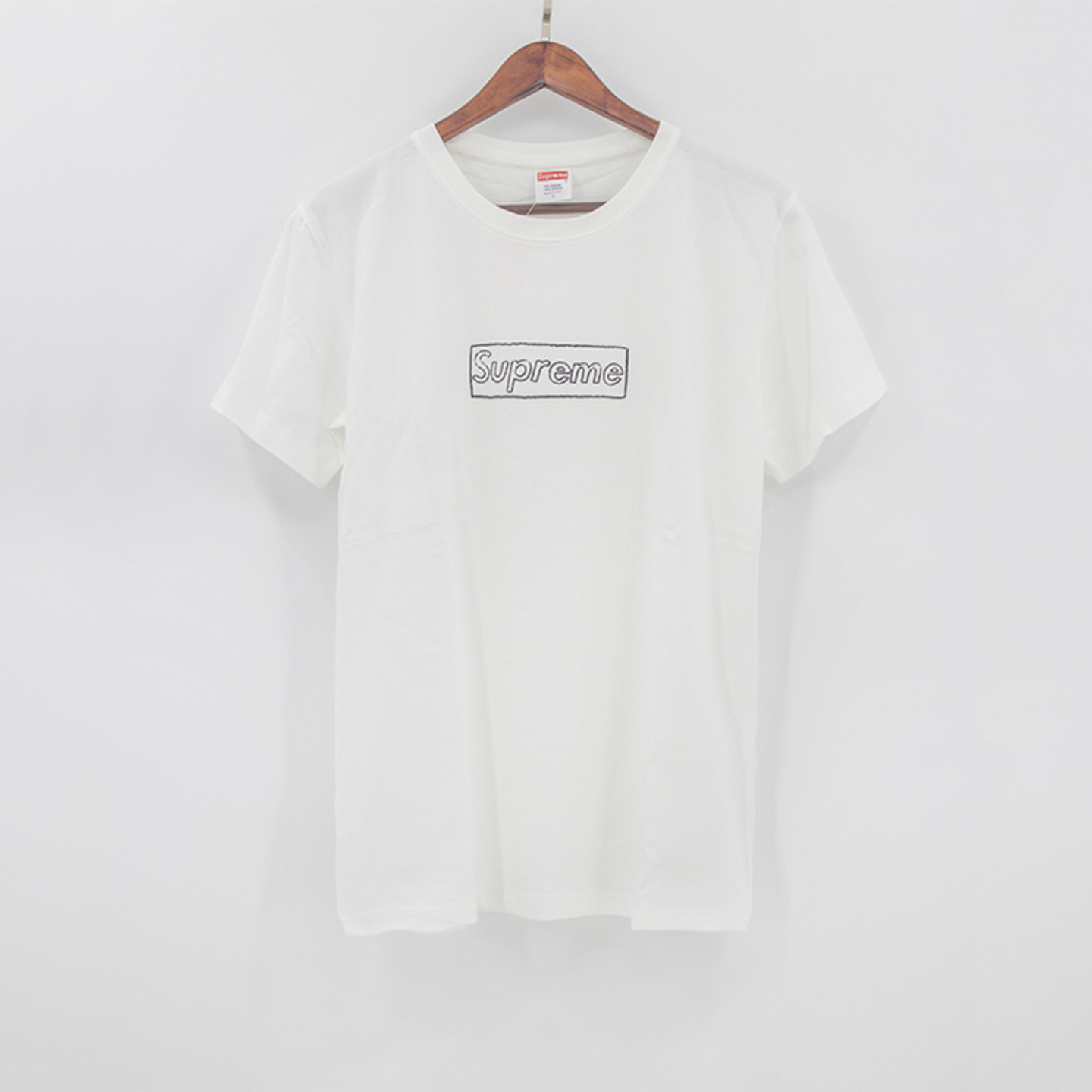 Supreme Black-White Logo Box T-Shirt