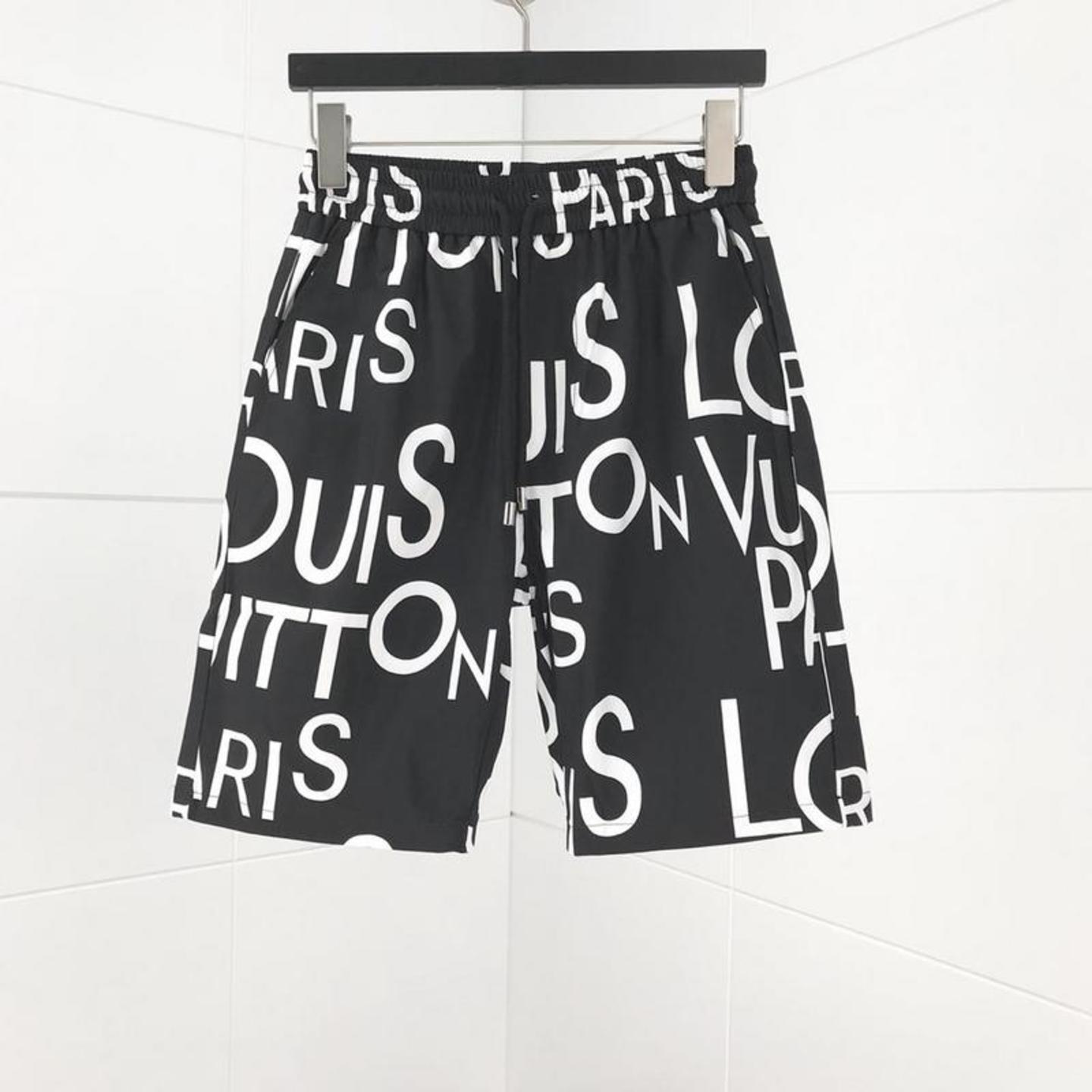 Louis Vuitton Black Beach Shorts
