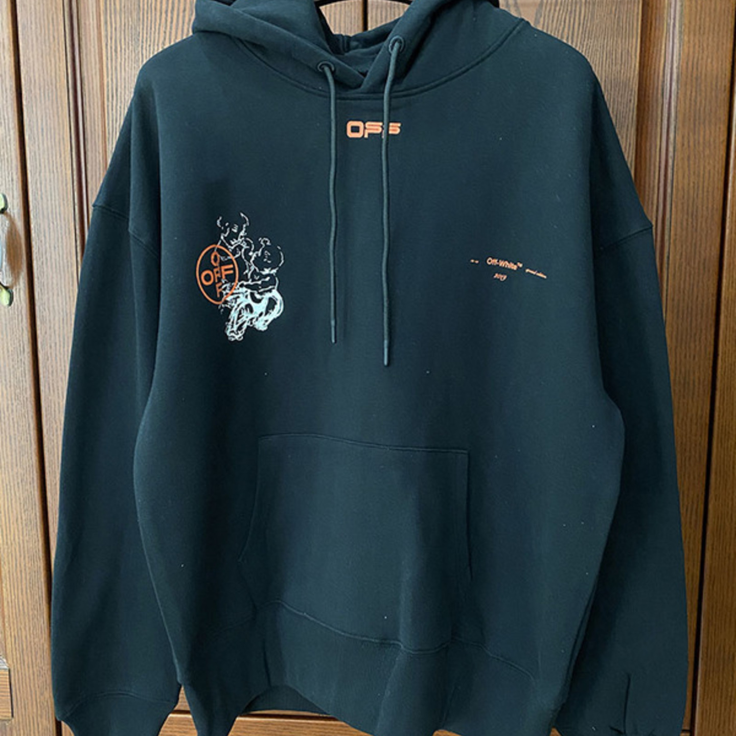 Off White Louvre Oil Painting Hoodie