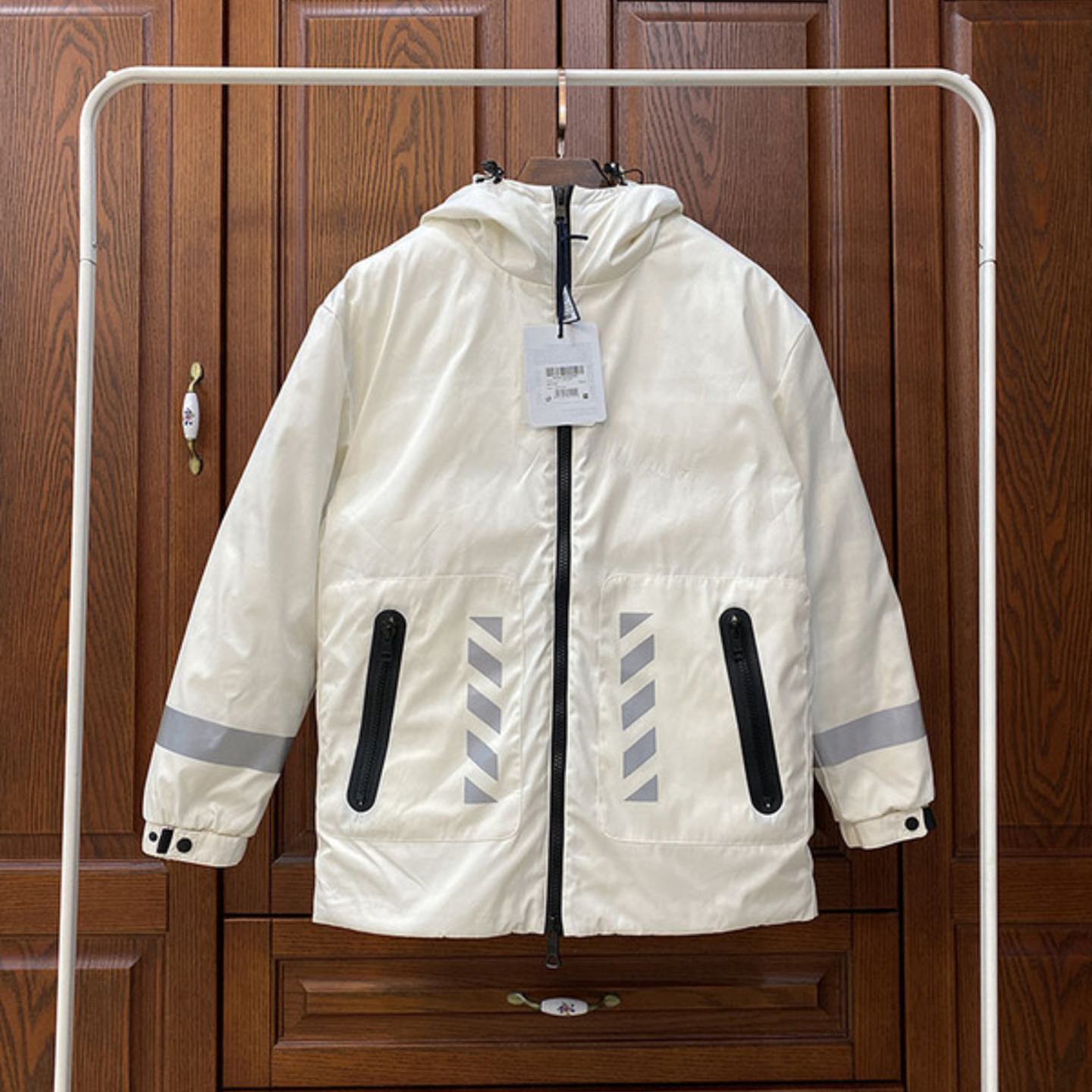 Moncler x Off-White Logo Windbreaker Jacket