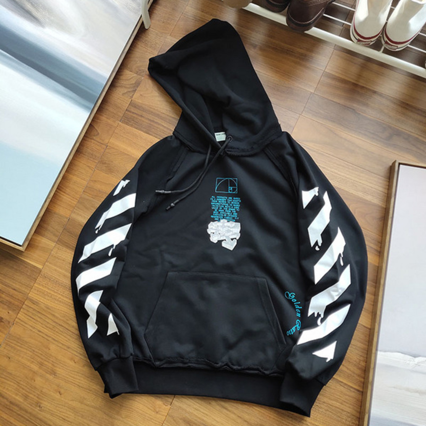 Off White Dripping Arrows Incompiuto Hoodie