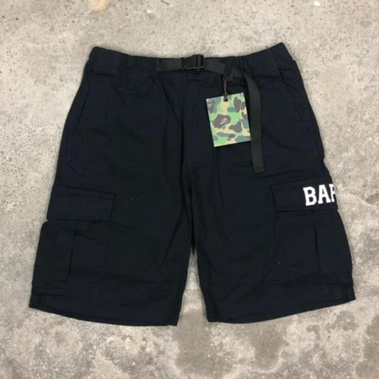 BAPE Cargo Black Shorts