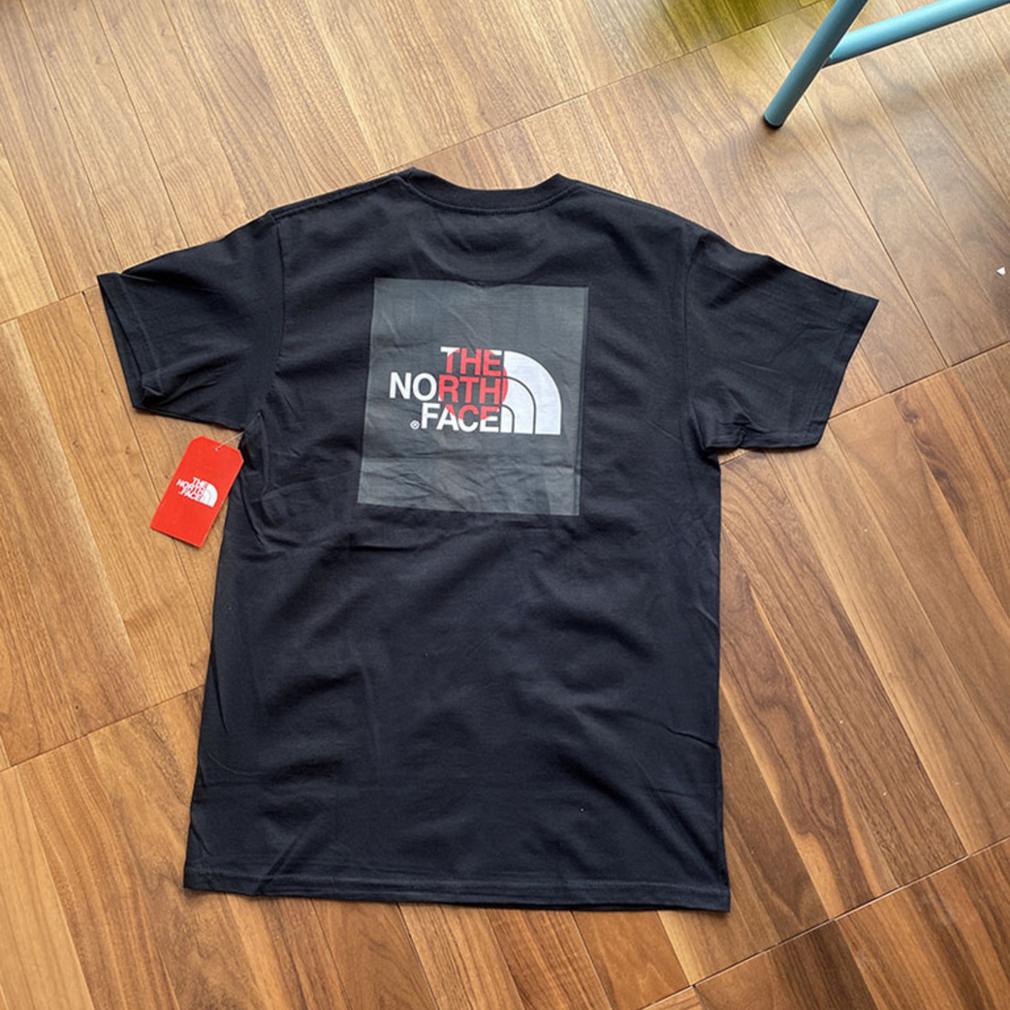 The North Face  National flag square logo T Shirt
