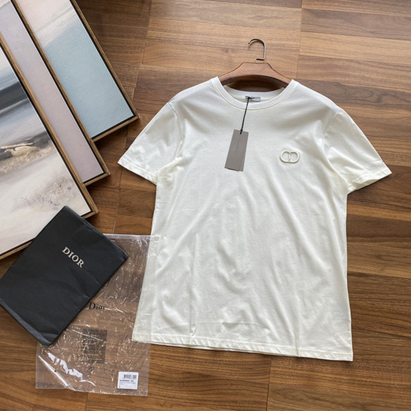 Dior Cotton CD Icon White T Shirt