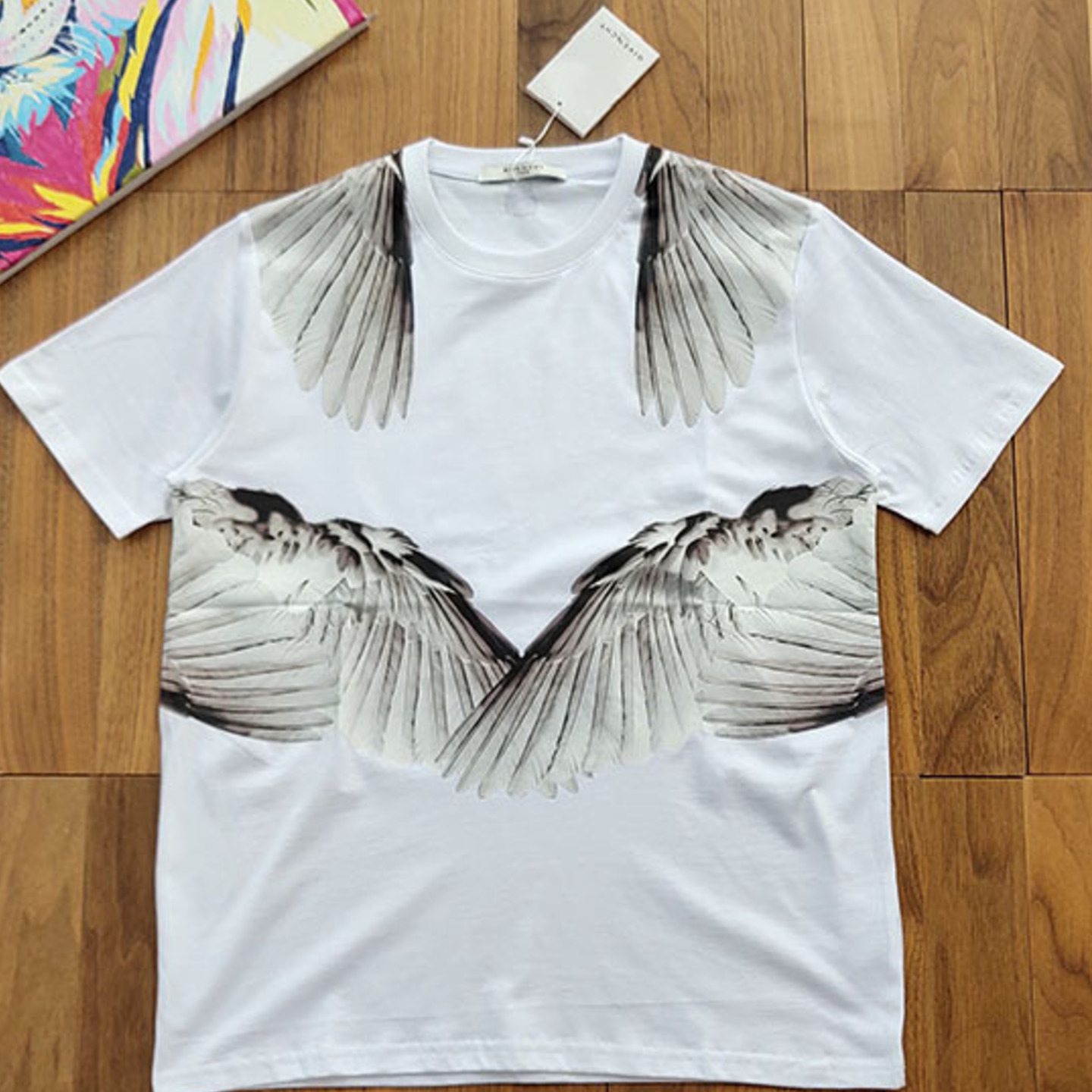 Givenchy Feathered Wing Print T Shirt
