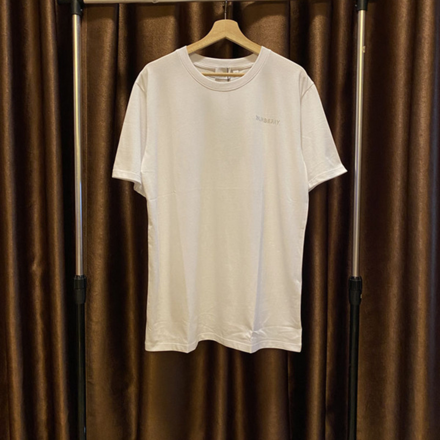 Burberry Crystal Cotton Oversized T Shirt