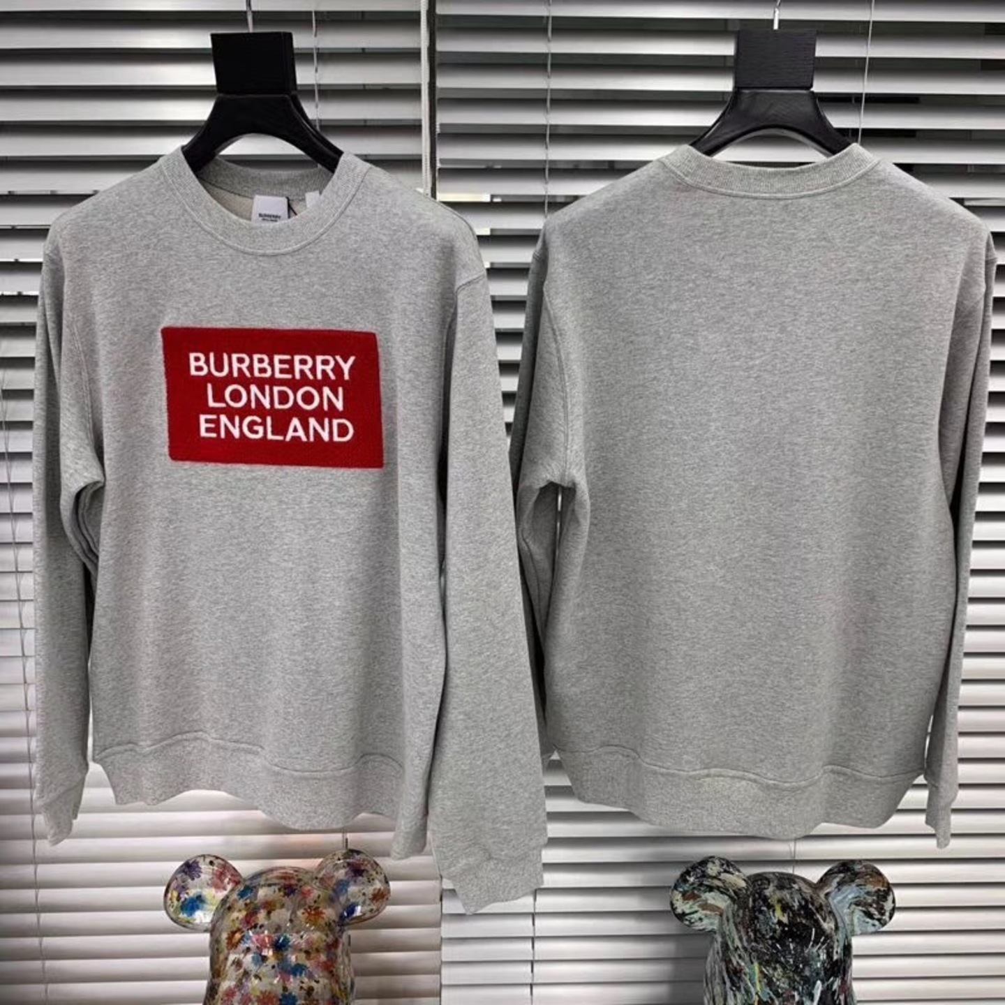 Burberry logo appliqué sweatshirt