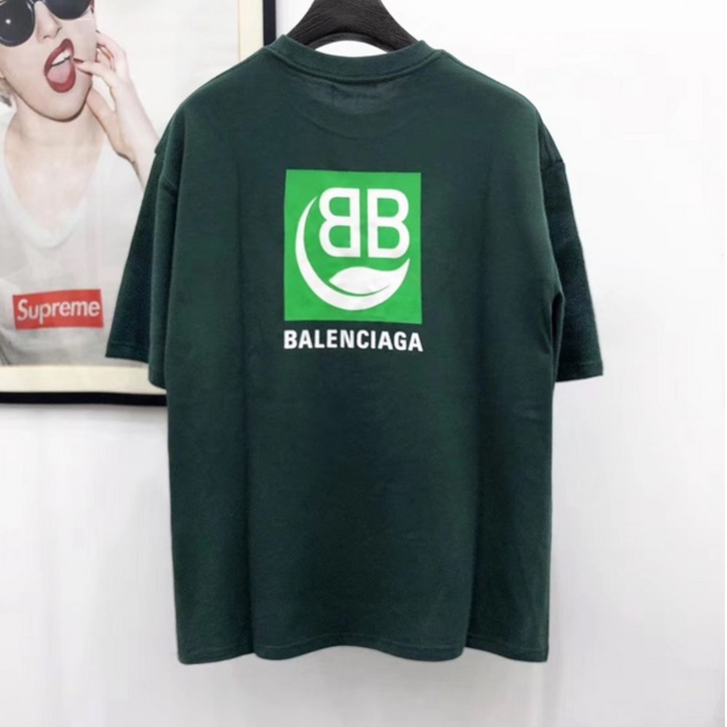 Balenciaga  BB logo print T-shirt