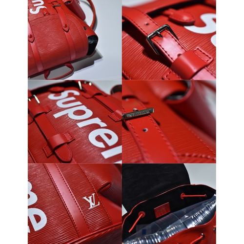 Louis Vuitton X Supreme Red Epi Leather Christopher PM Backpack Louis  Vuitton | The Luxury Closet