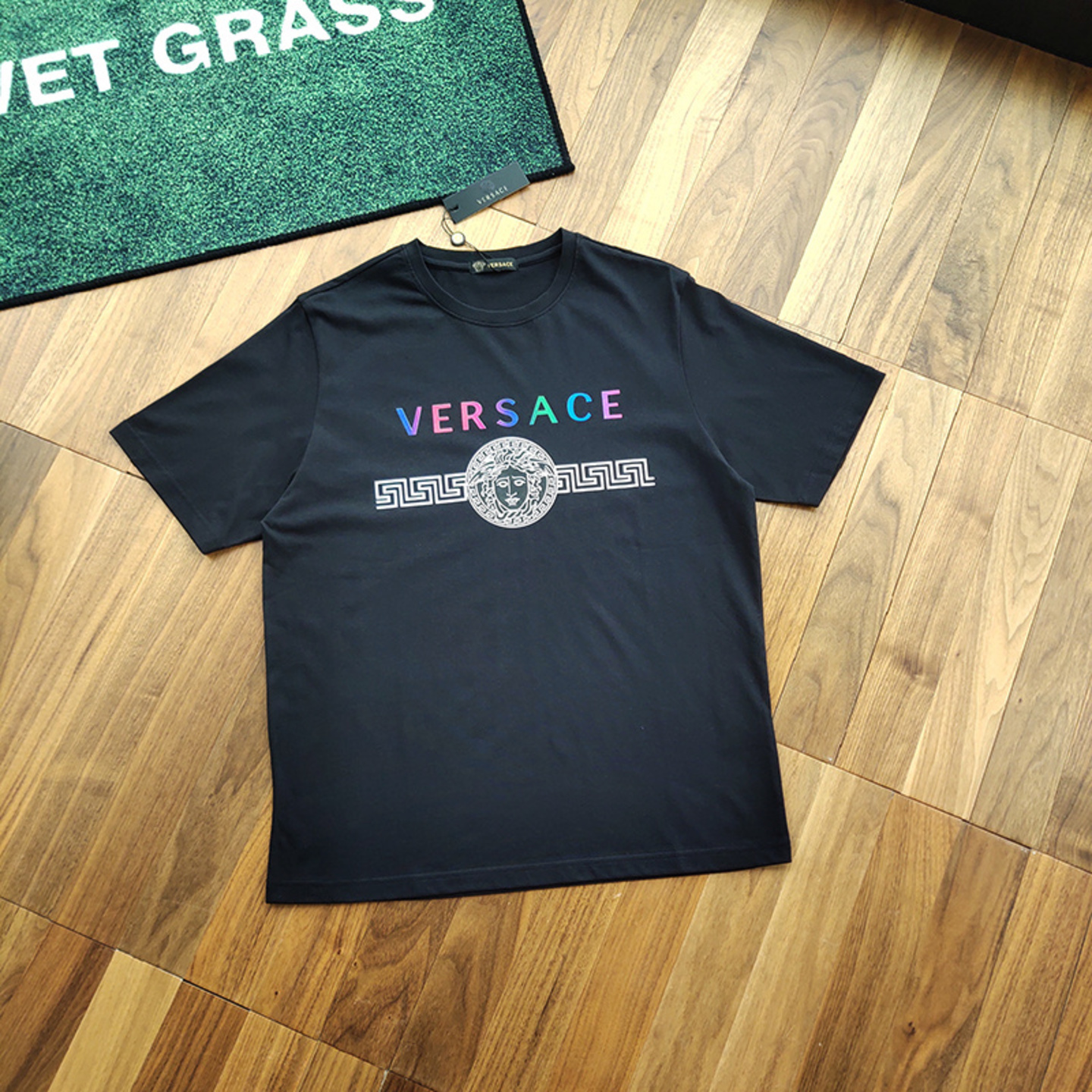 Versace Sustainable Logo Slim Fit T-Shir
