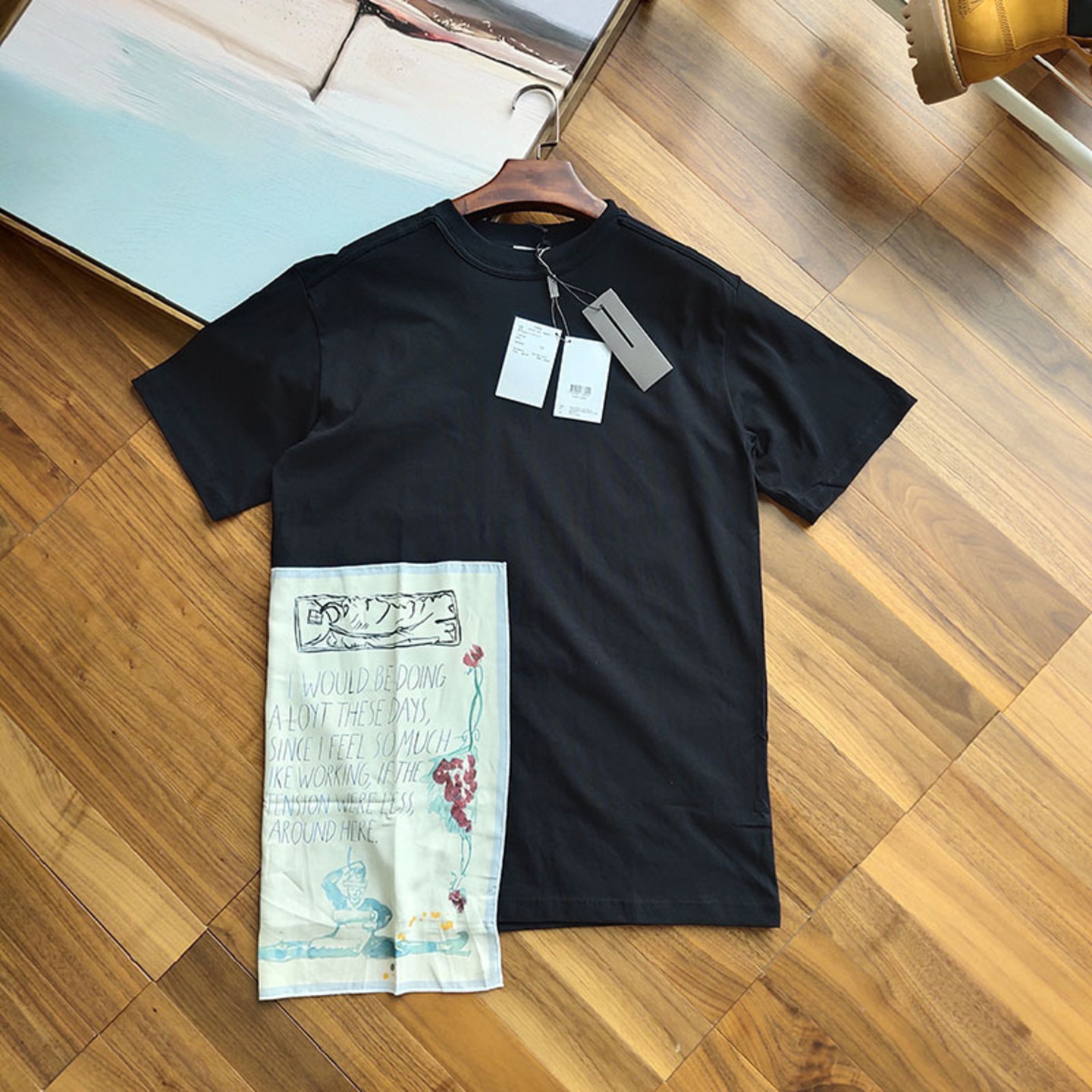 Dior x Raymond Pettibon Jigsaw piece T Shirt