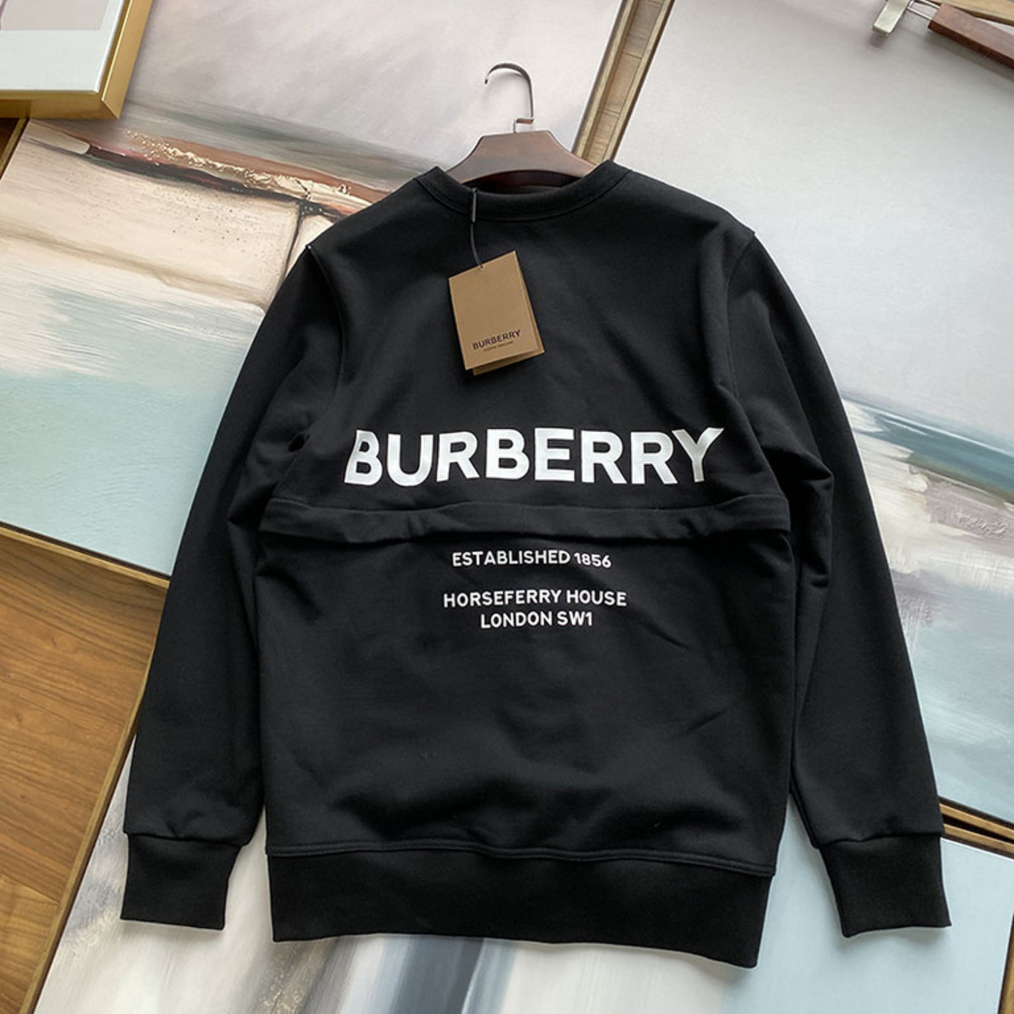 Burberry back pocket sweatshirt 