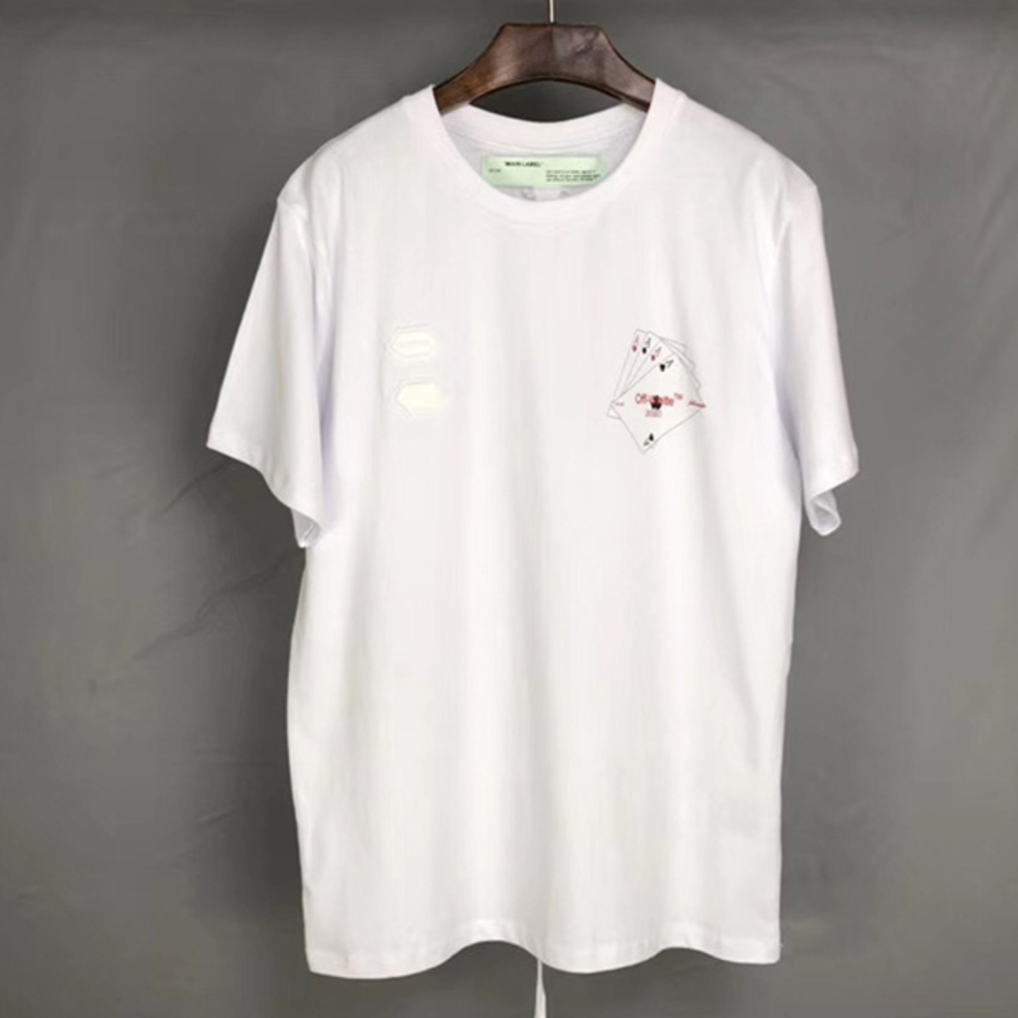 Off-White Hand Card Oversized Tee