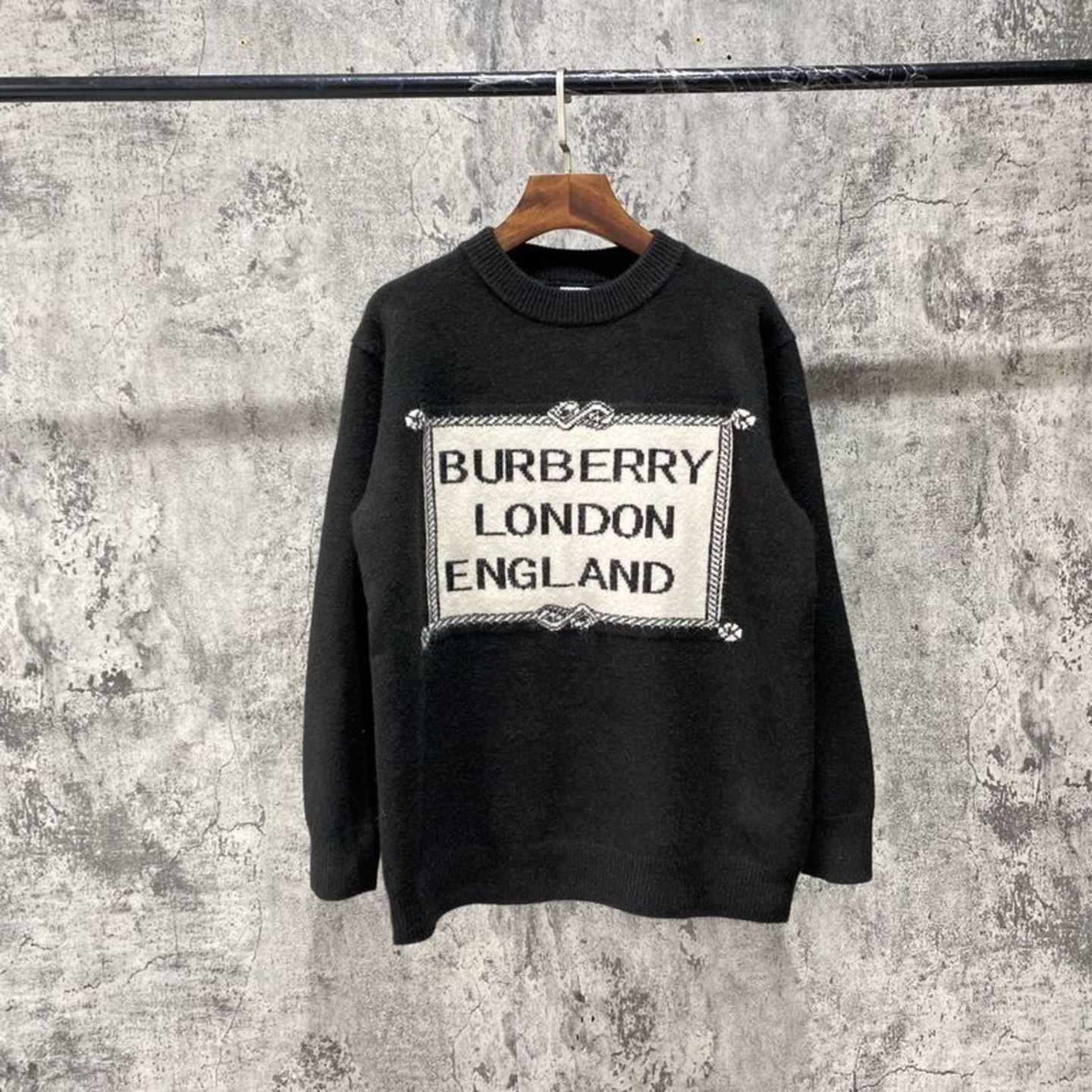  Burberry Rigging Intarsia Merino Wool Sweater