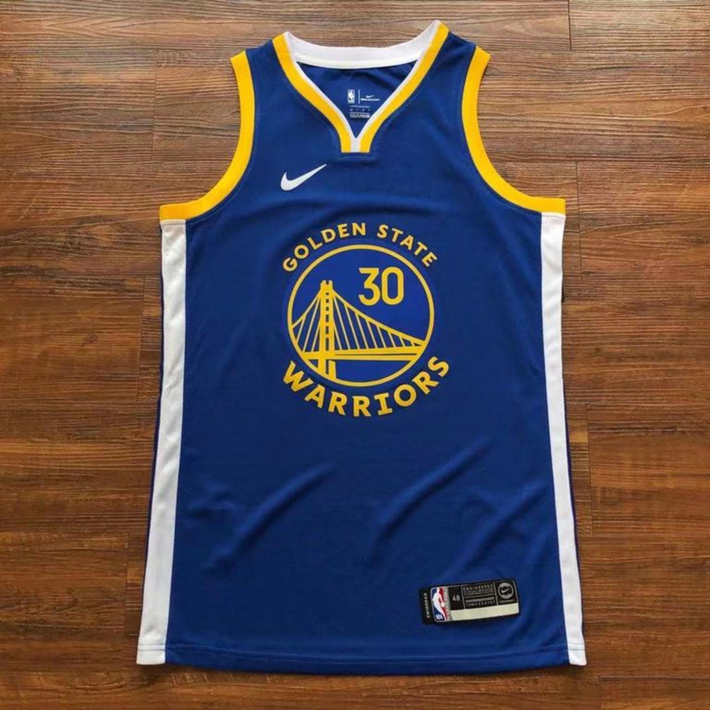  Nike Stephen Curry Warriors Jersey