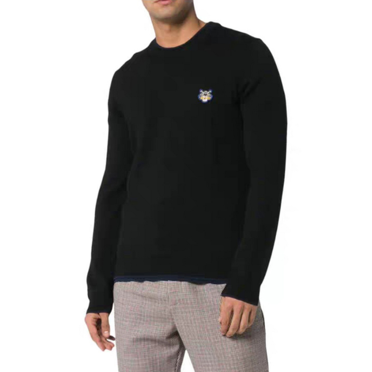 Kenzo Small Tiger Crest Knitted Jumper