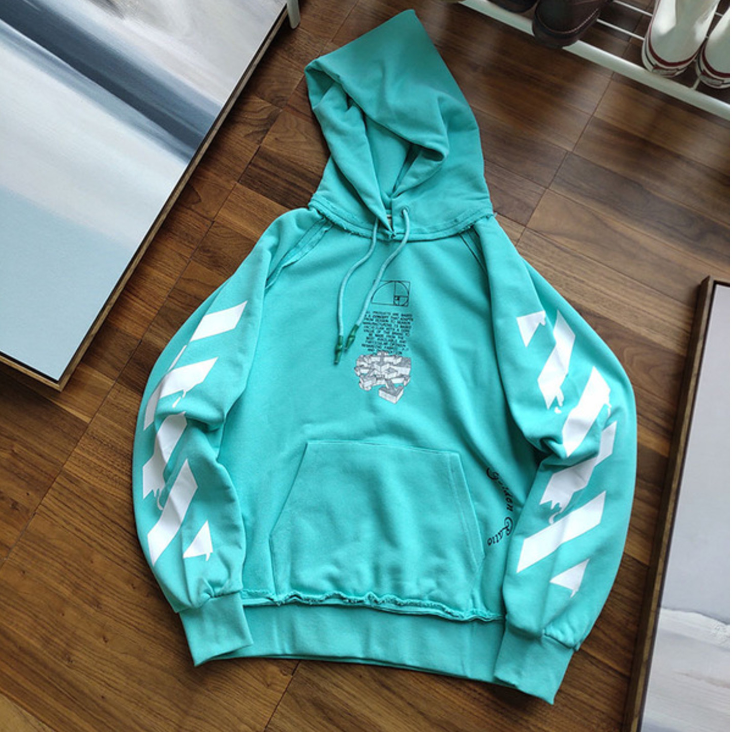 Off White Dripping Arrows Incompiuto Hoodie