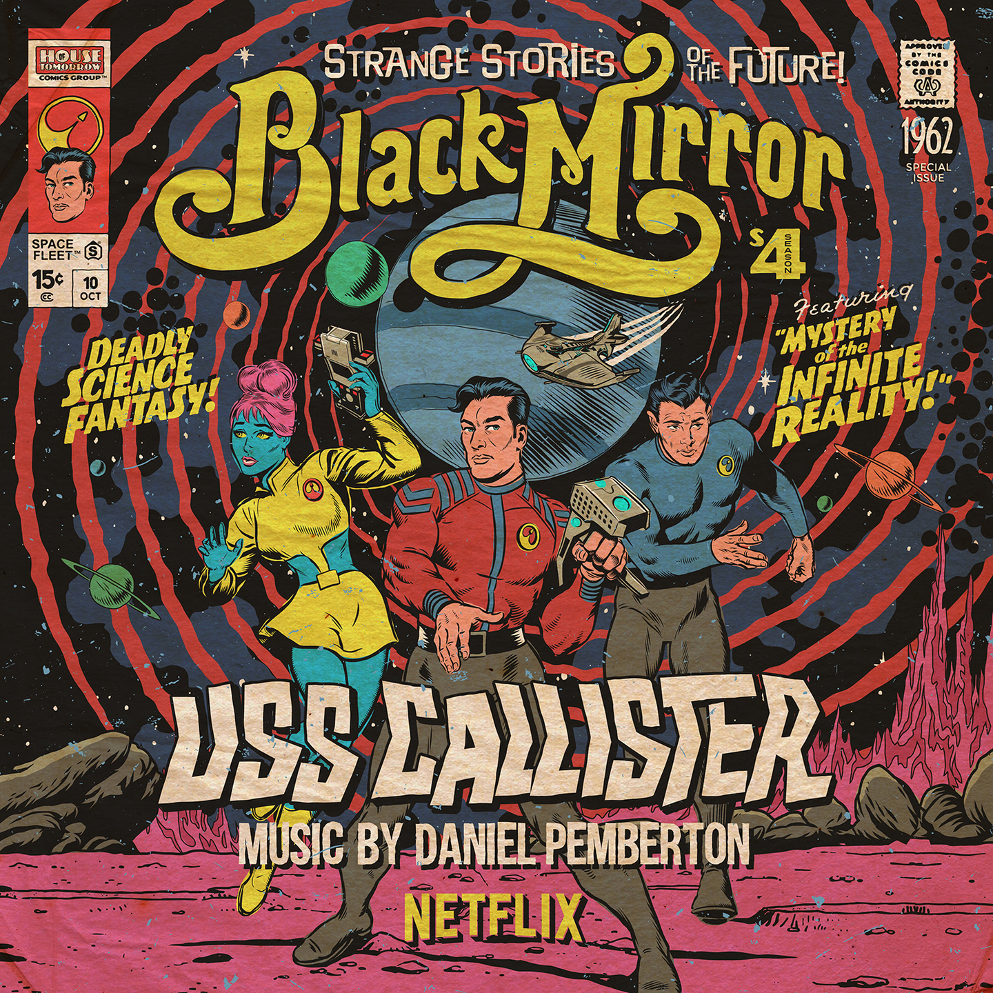 DANIEL PEMBERTON - Black Mirror USS Callister Original TV Soundtrack 2xLP Colour Vinyl