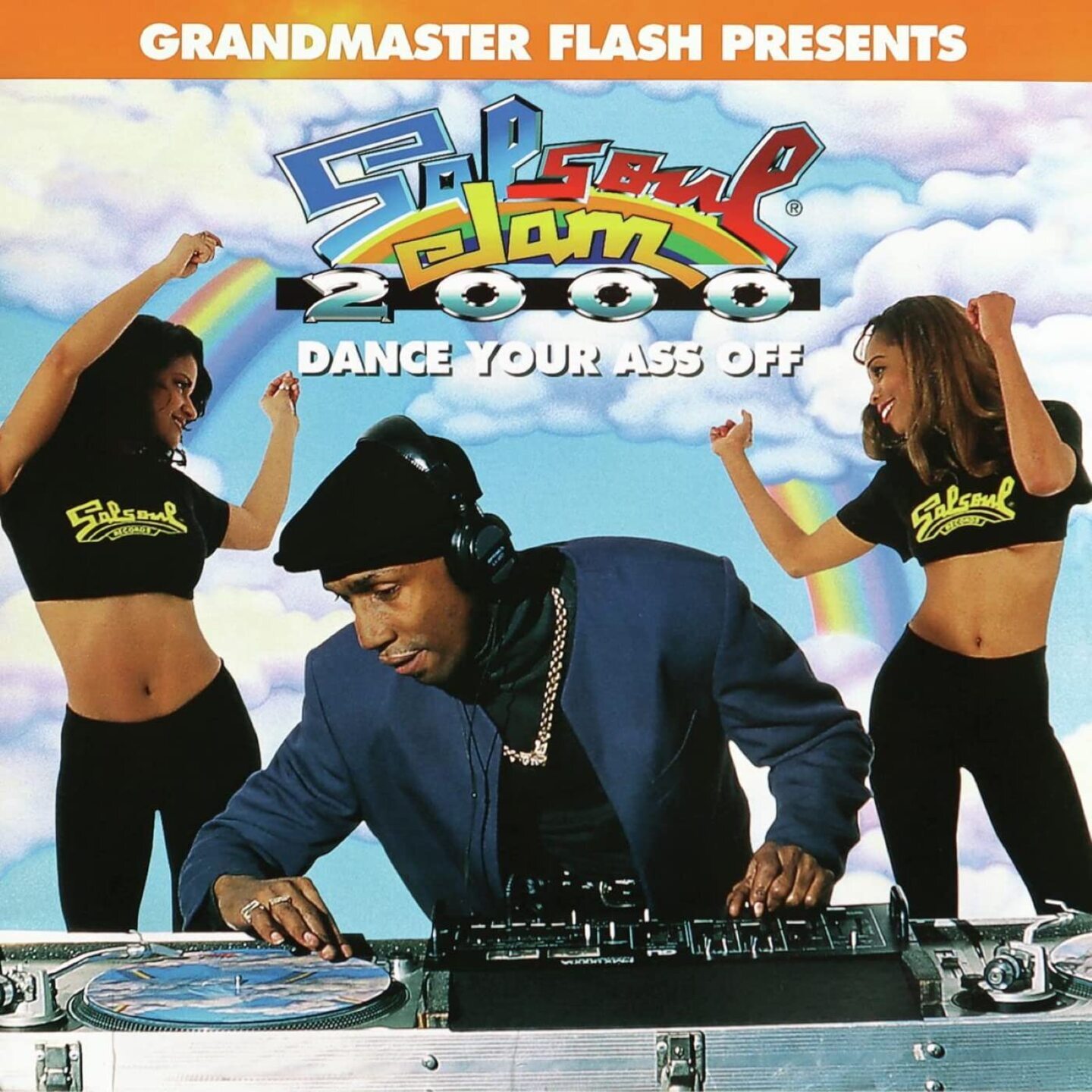 GRANDMASTER FLASH - Salsoul Jam 2000 2xLP (25th Anniversary, Orange & Yellow Splatter Vinyl)