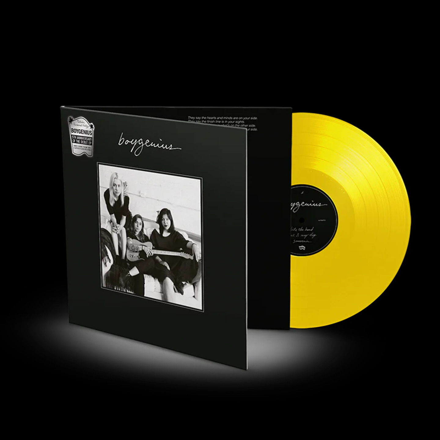 BOYGENIUS - Boygenius 12 Gatefold cover, Yellow vinyl