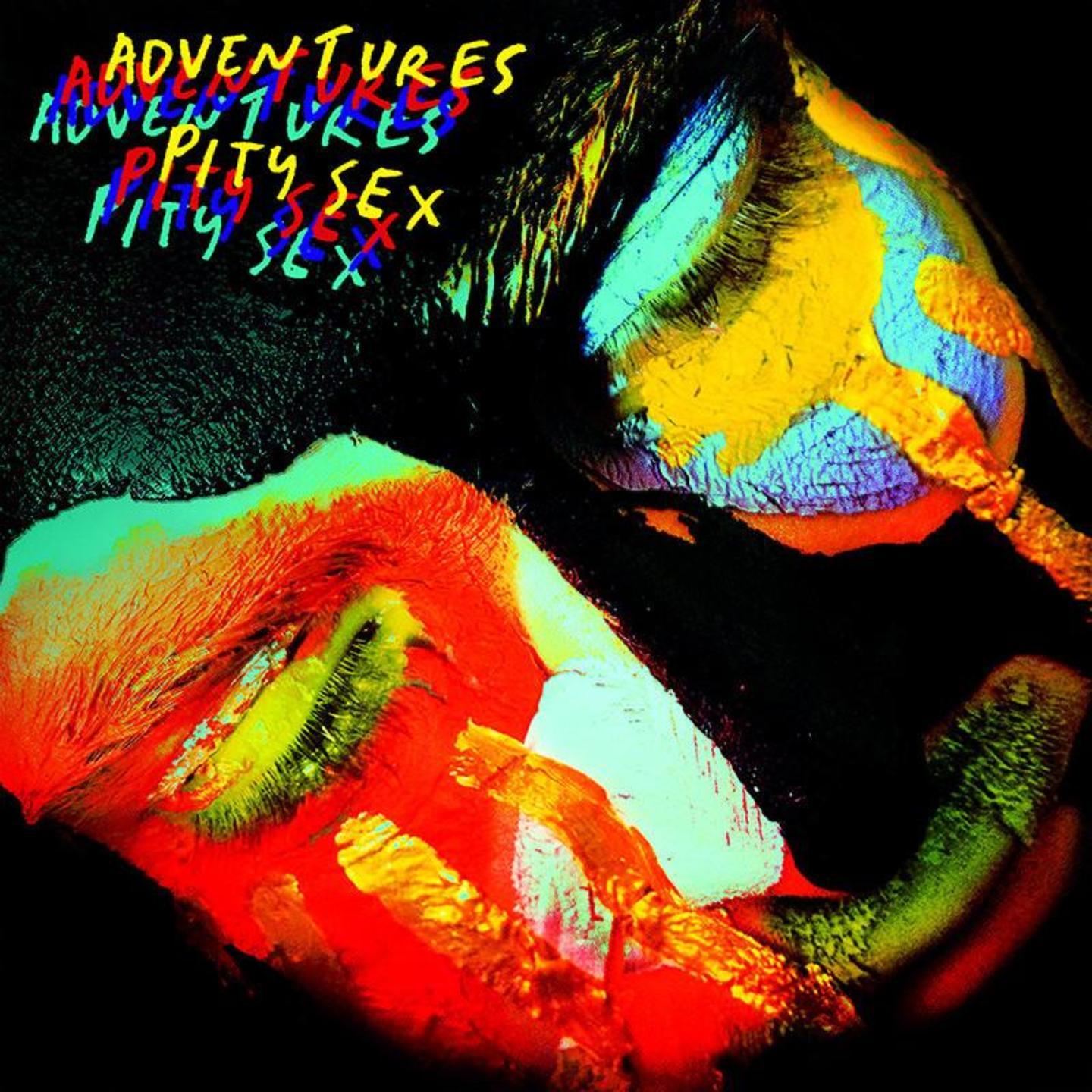 PITY SEX / ADVENTURES - Split 7" (Black/White Splatter Vinyl)