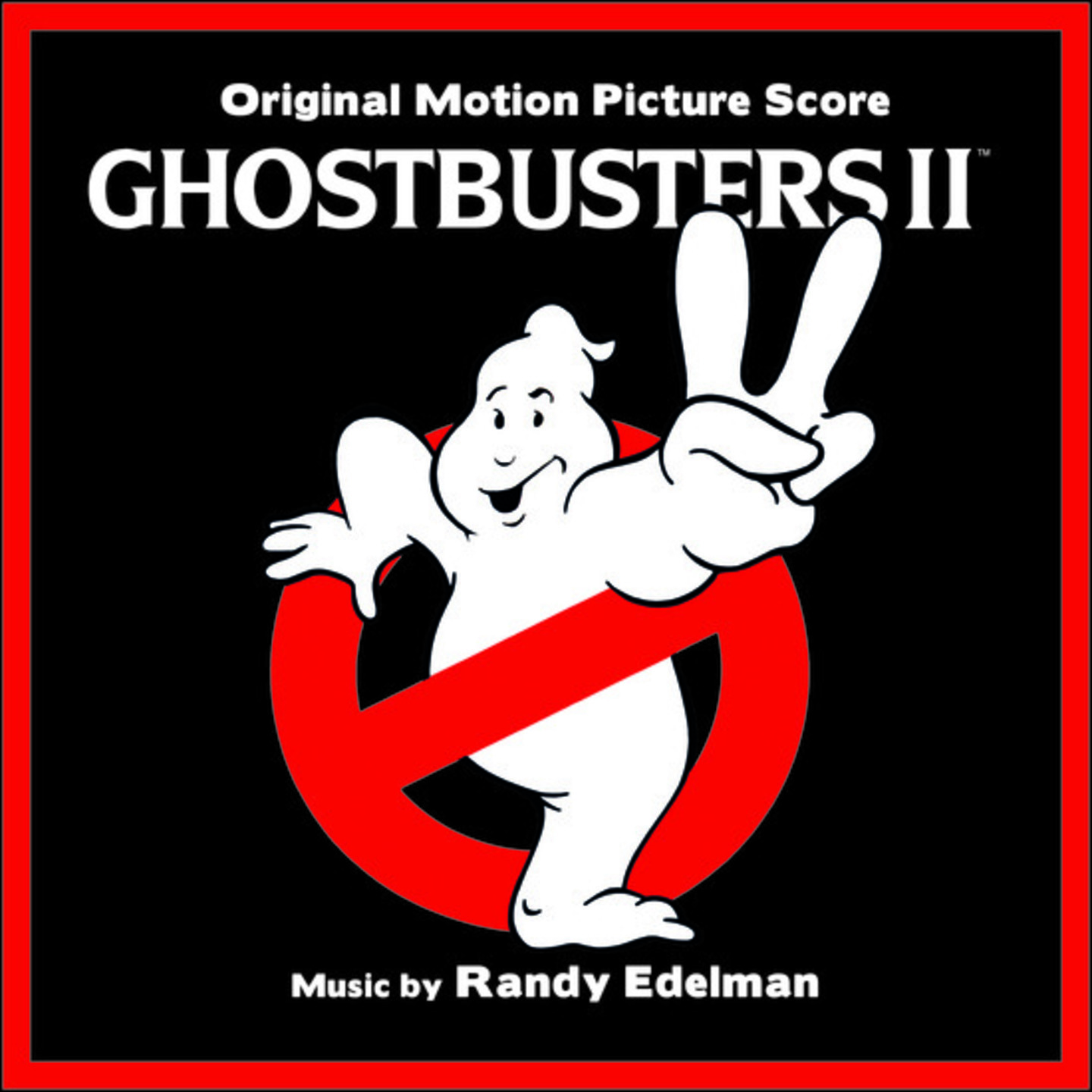 RANDY EDELMAN - Ghostbusters II Original Motion Picture Soundtrack LP Clear & Pink Slime Splatter Vinyl