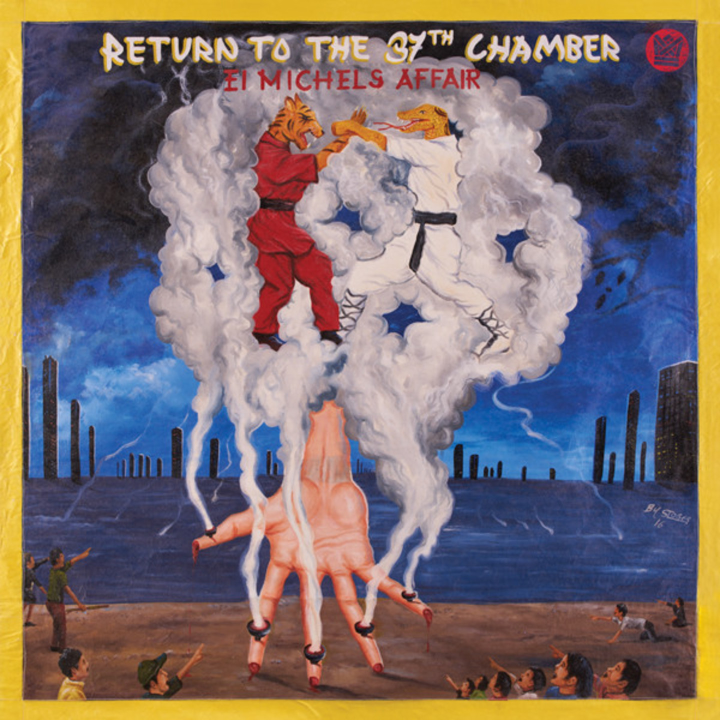 EL MICHELS AFFAIR - Return To The 37th Chamber LP Animal Style Cover