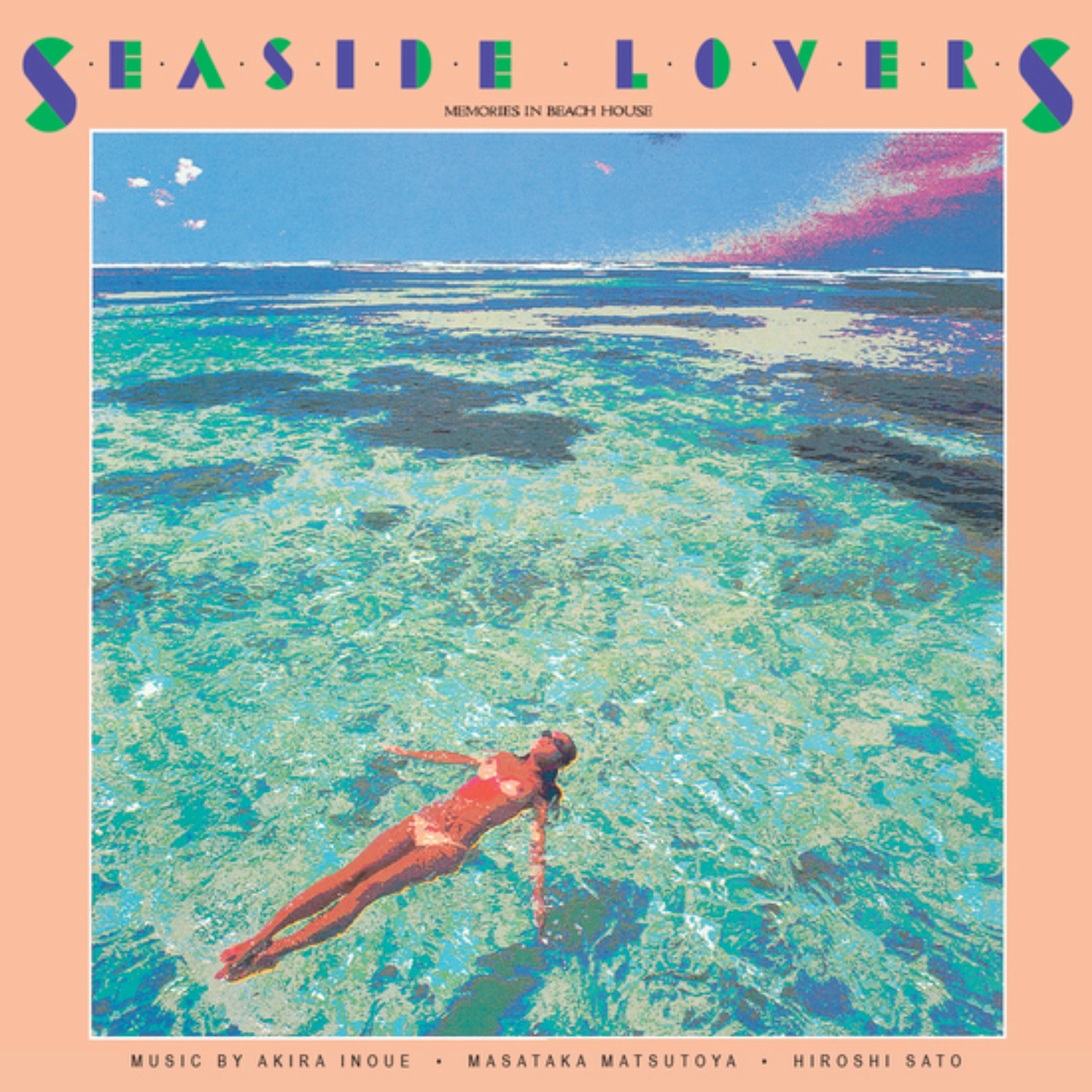 MASATAKA MATSUTOYA, AKIRA INOUE & HIROSHI SATO - Seaside Lovers - Memories In Beach House LP Emerald Green Vinyl