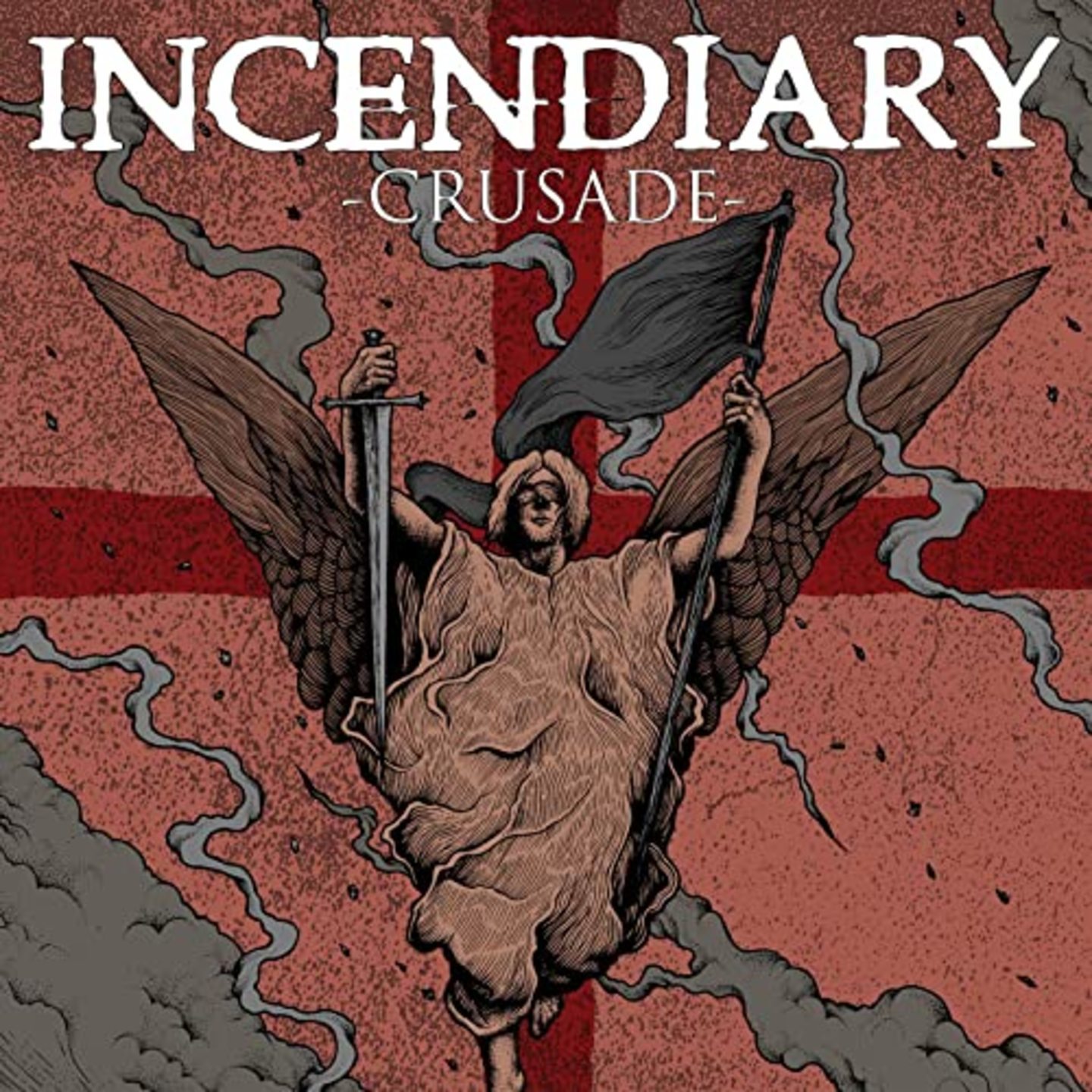 INCENDIARY - Crusade LP Silver Vinyl