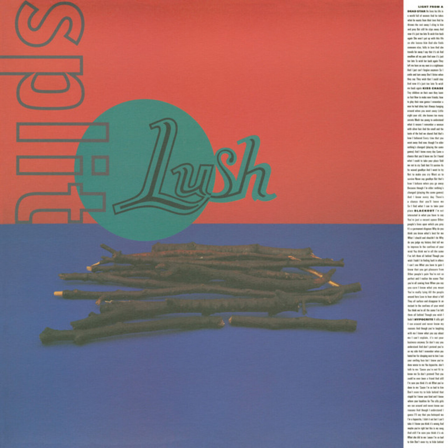 LUSH - Split LP (Clear Vinyl)